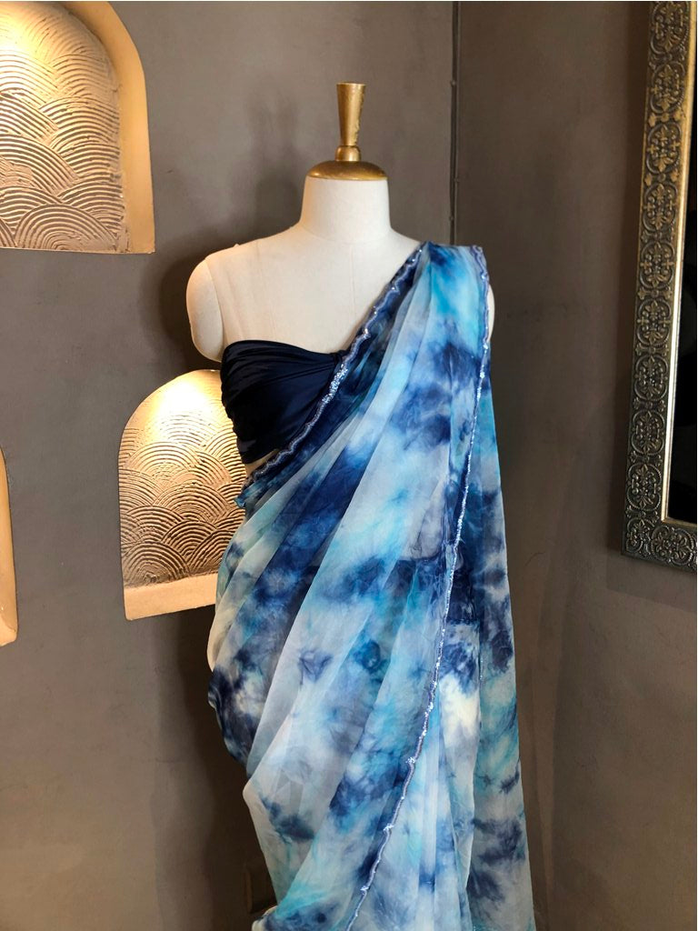 Organza Printed Saree