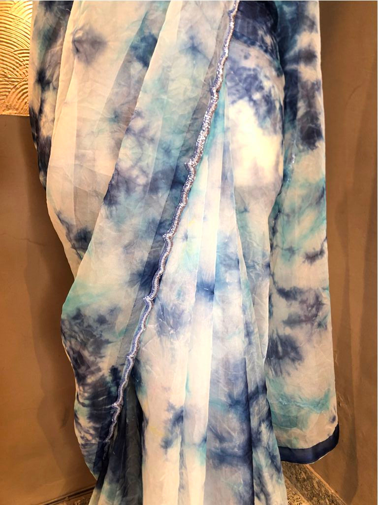 Organza Printed Saree