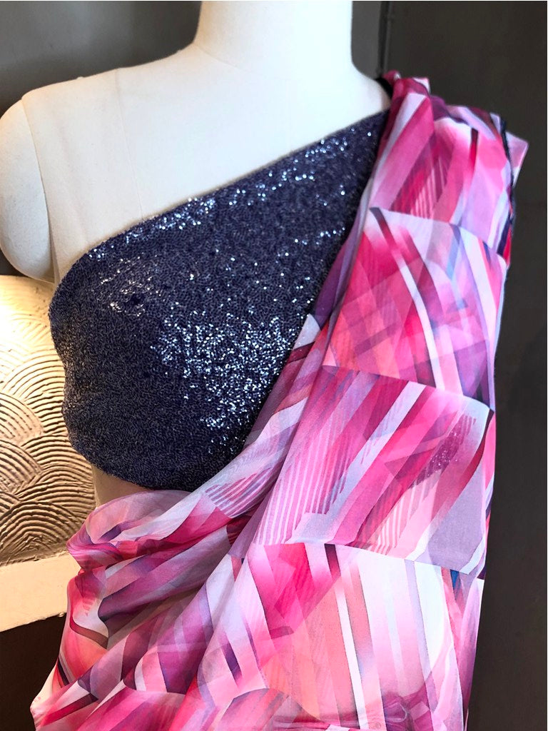 Organza Printed Saree