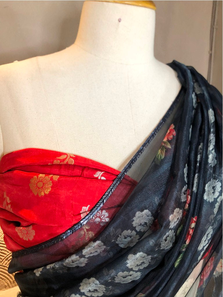 Organza Printed Saree