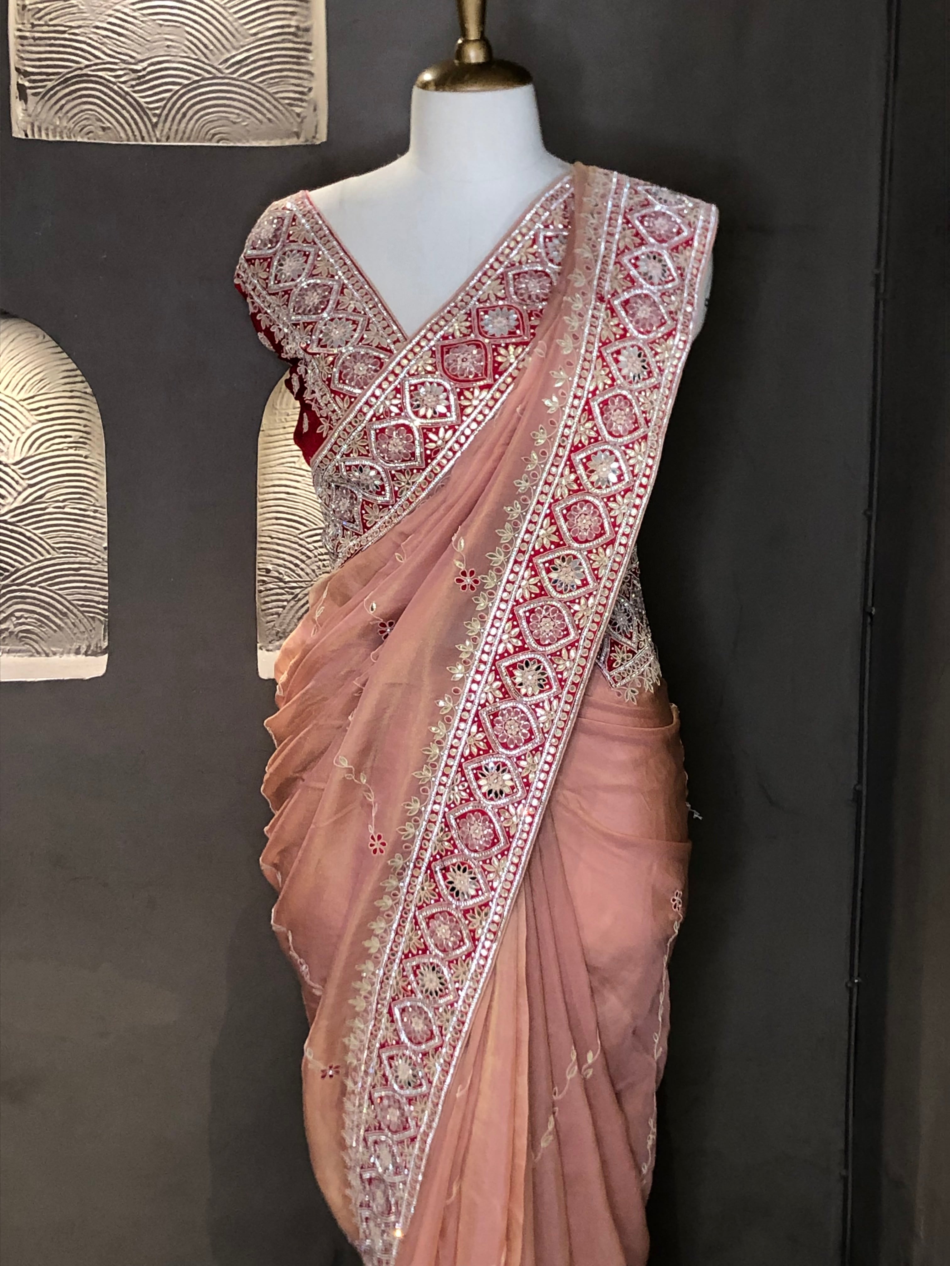 Tissue Organza Saree