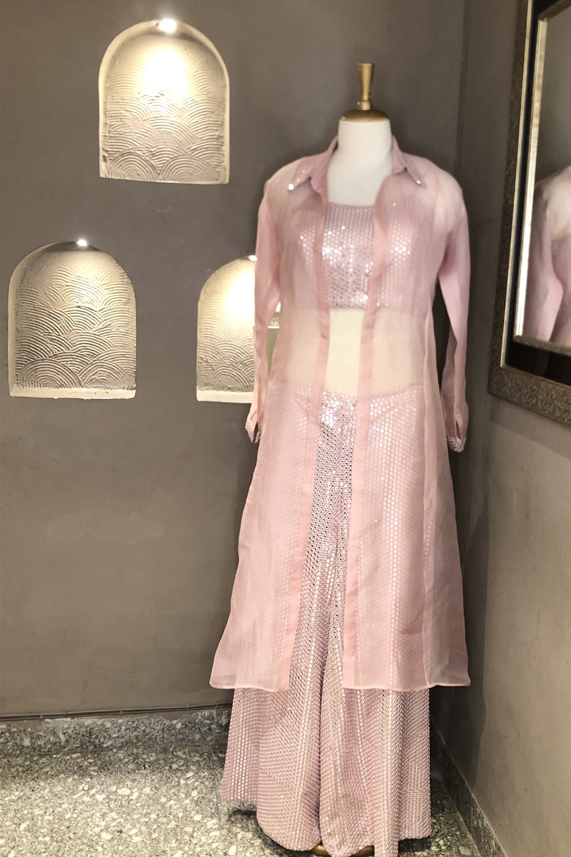 Readymade Crop Top With  Sharara