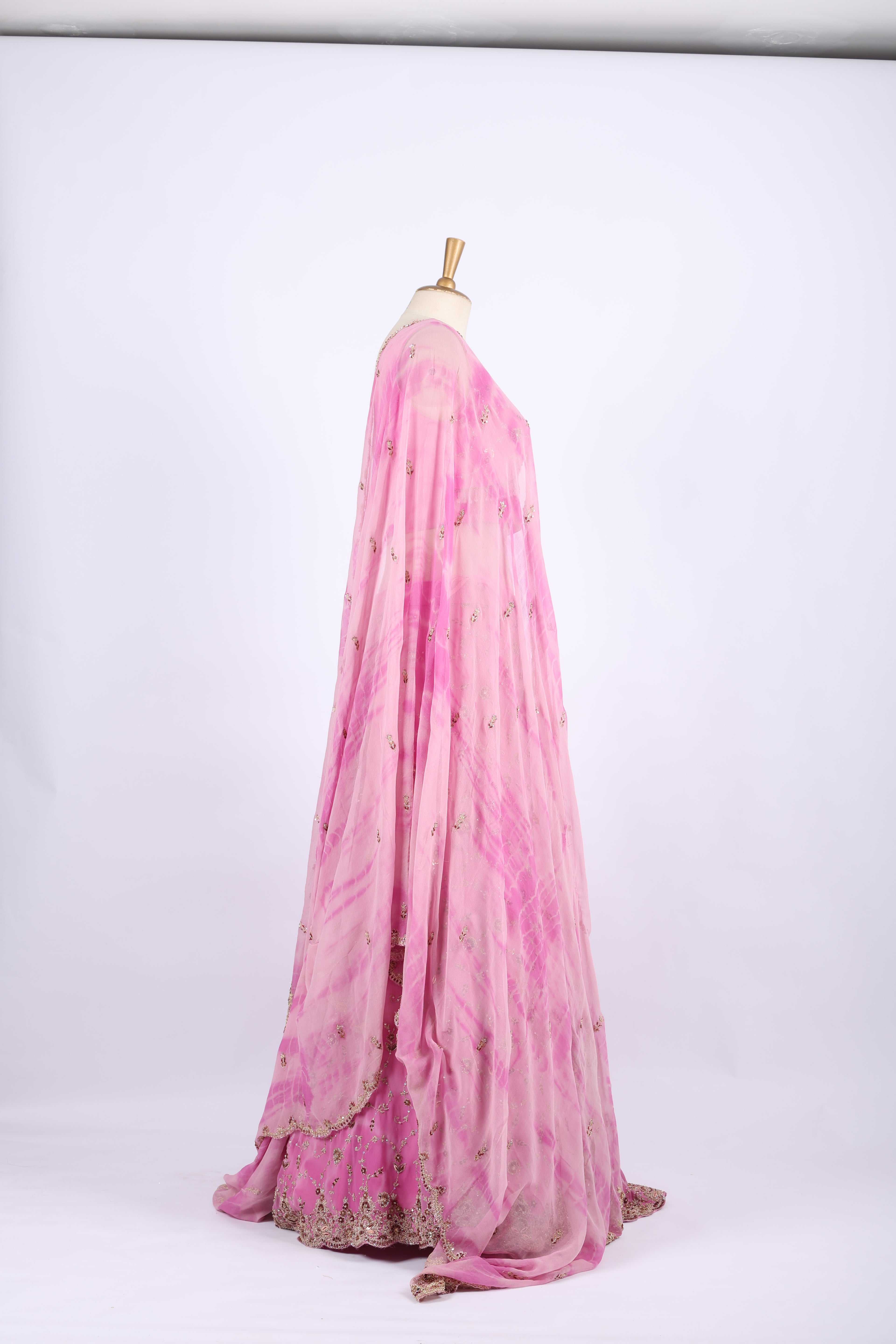 Light Pink Embroidered Lehenga Set