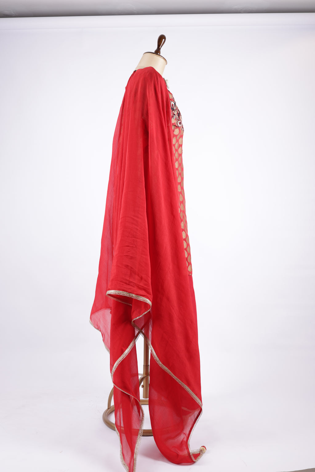 Maroon Sharara Garara suit