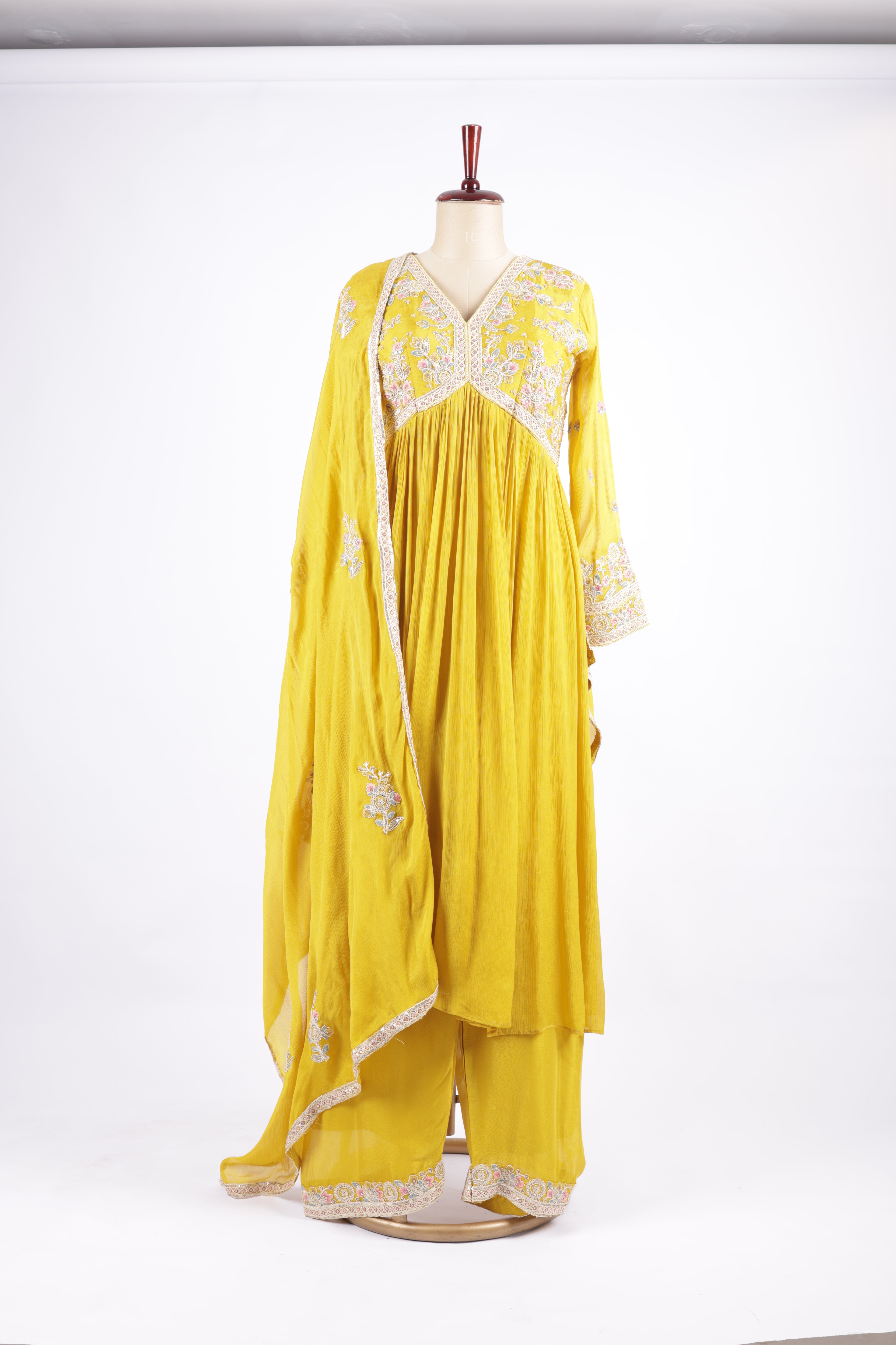 Mustard yellow suit set