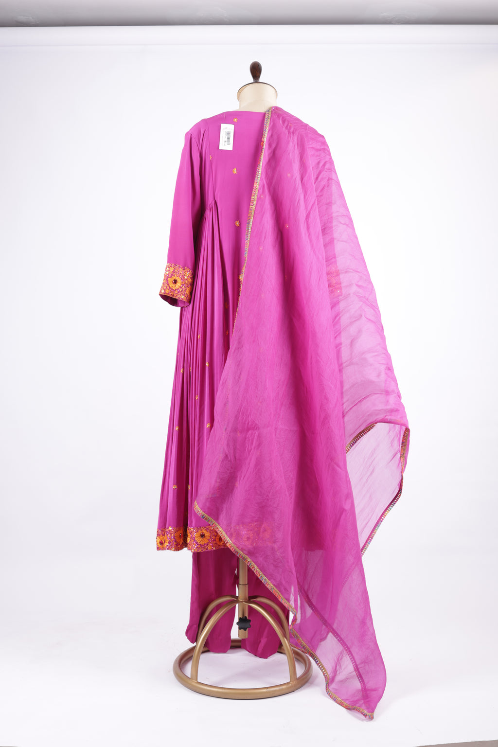 Vibrant fuchsia pink suit set