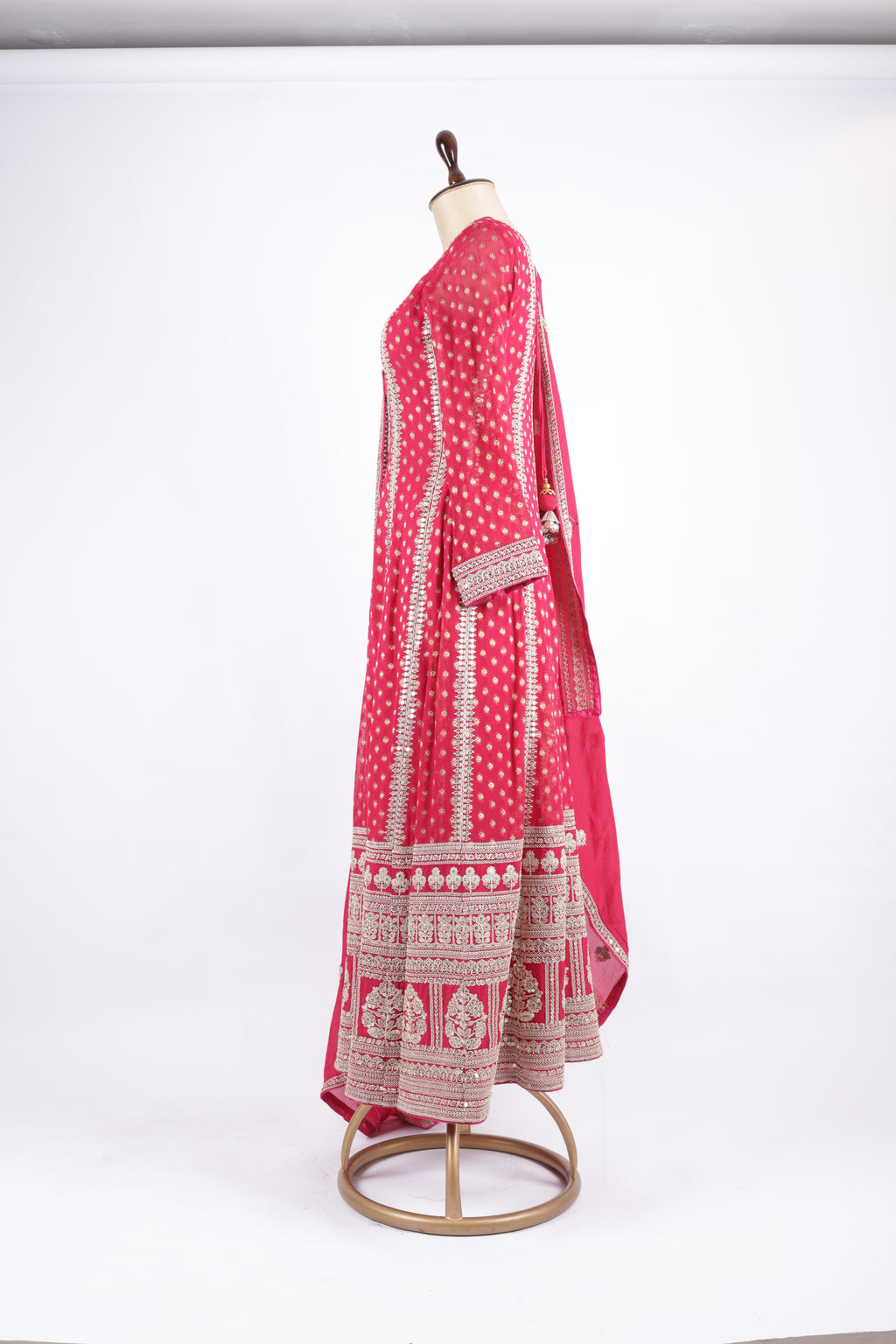 Deep rose pink suit set