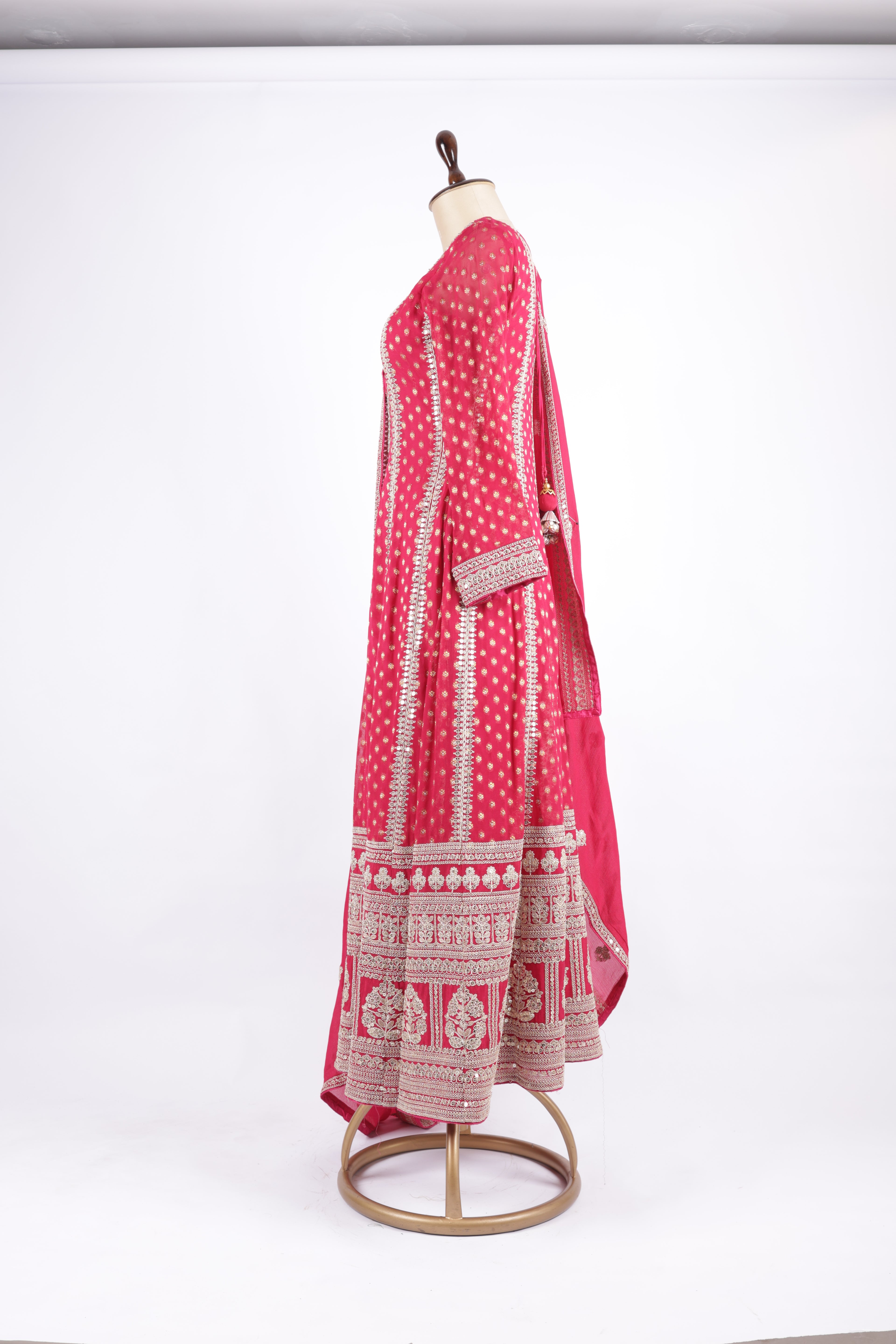 Deep rose pink suit set