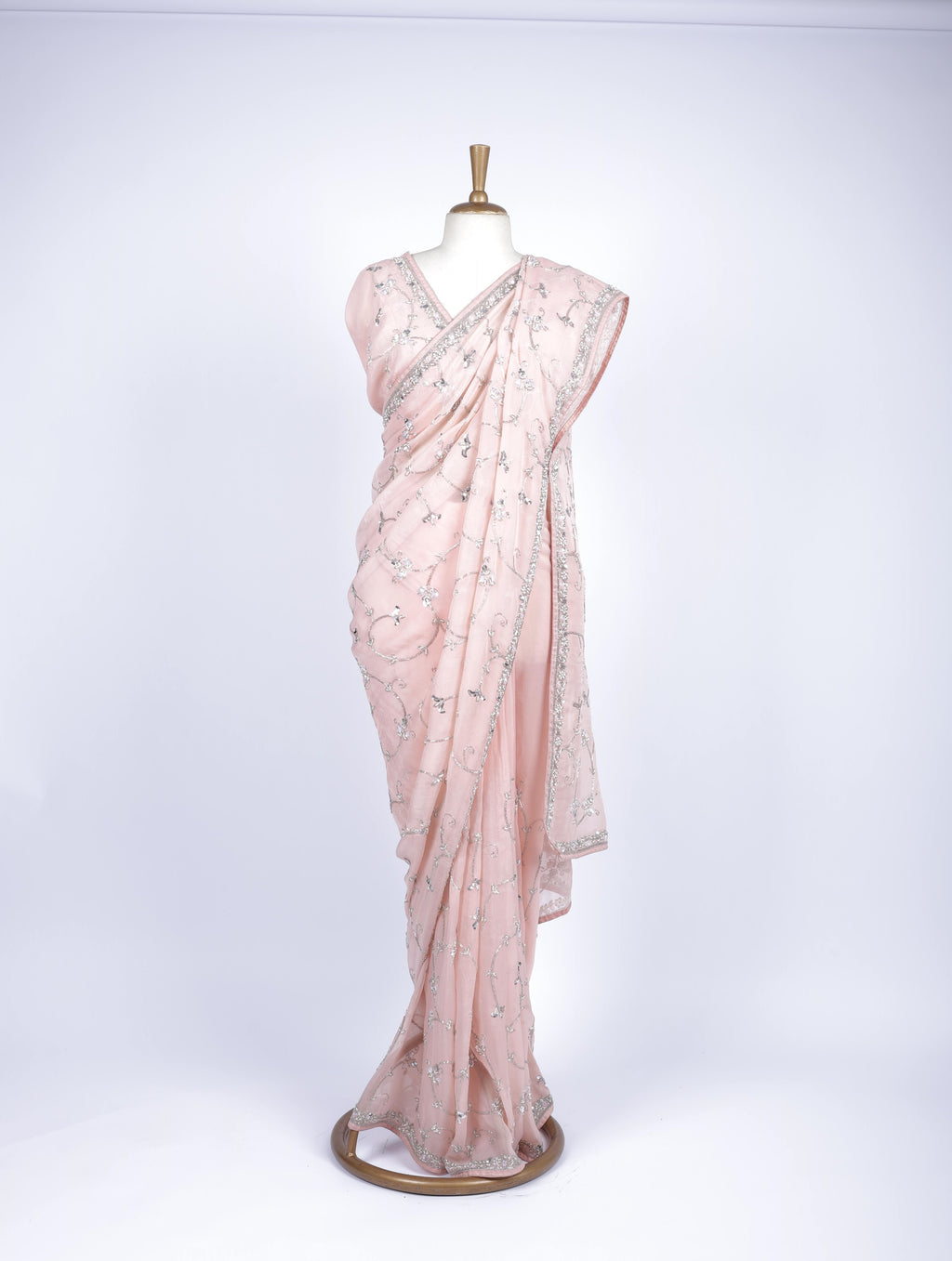 Blush Pink  Saree