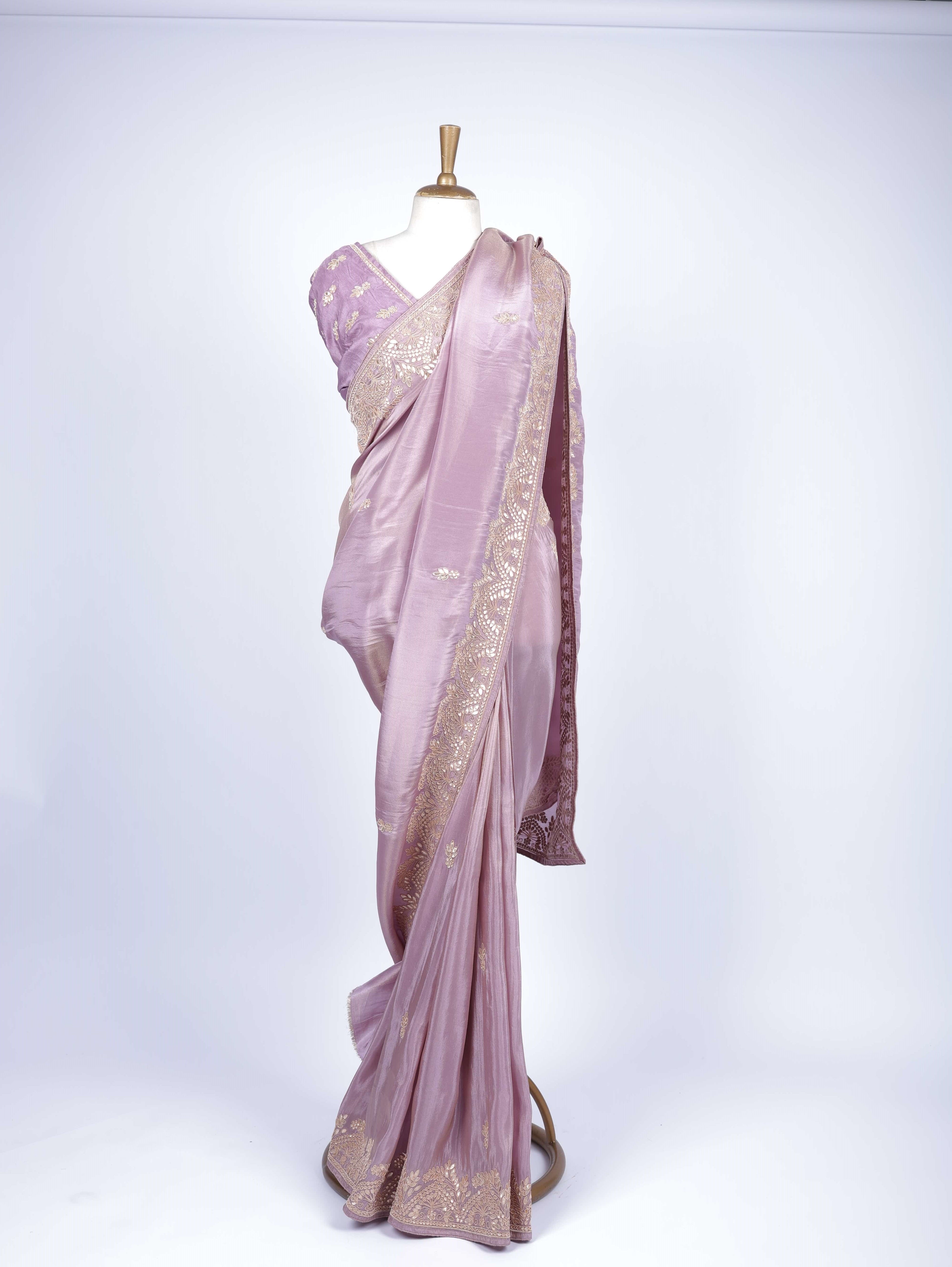 Mauve / Dusty Lavender Saree