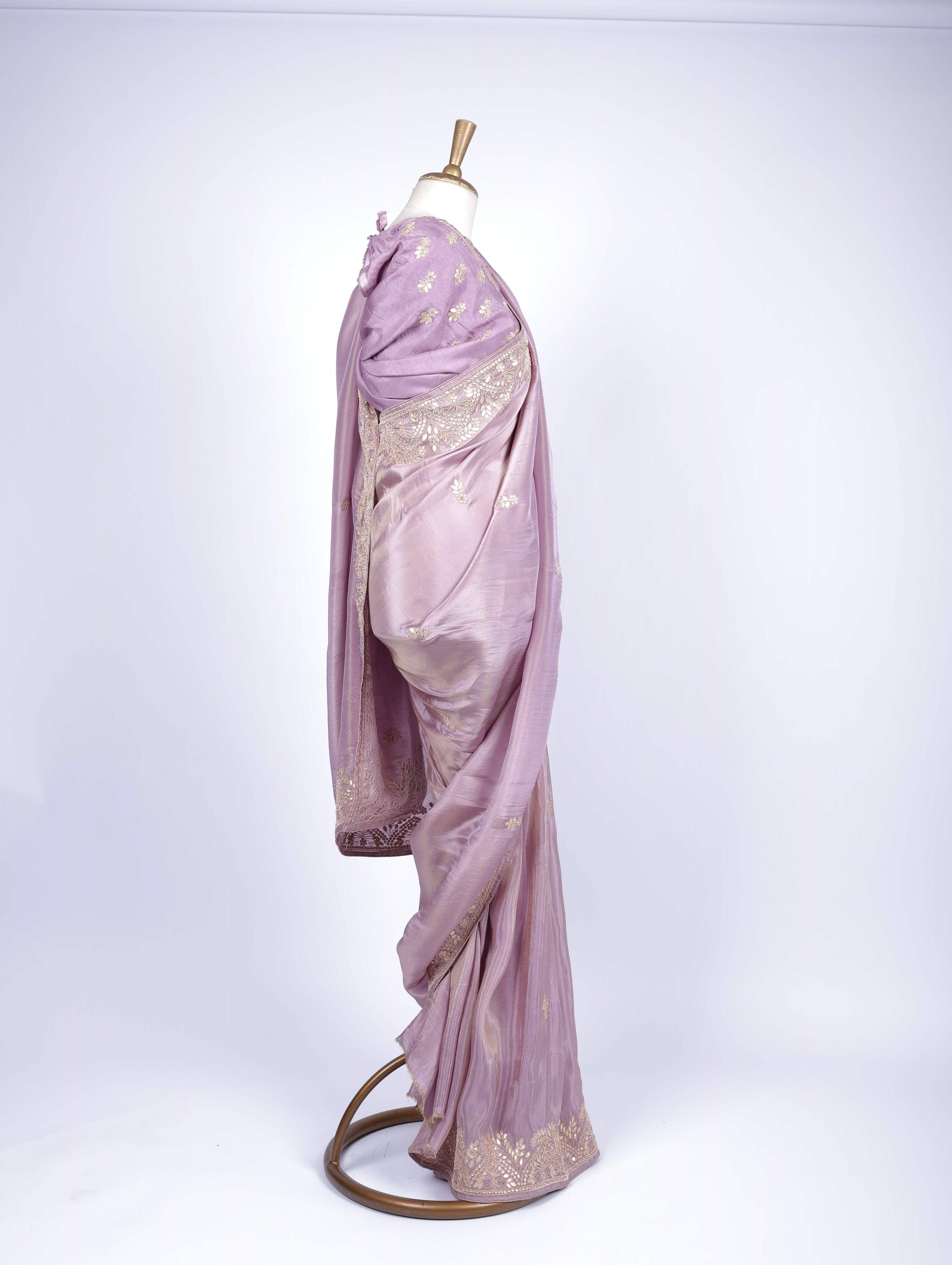 Mauve / Dusty Lavender Saree