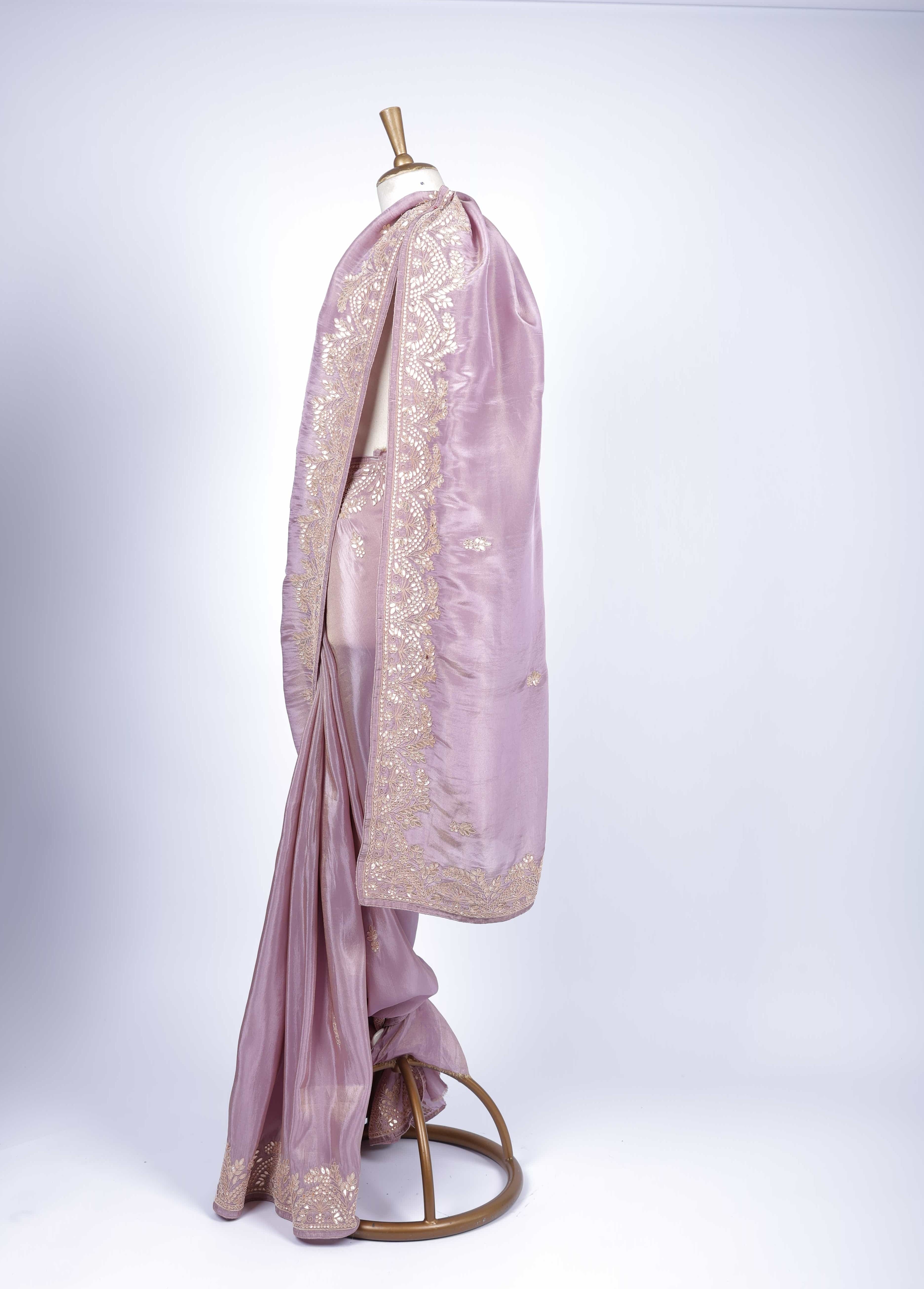 Mauve / Dusty Lavender Saree