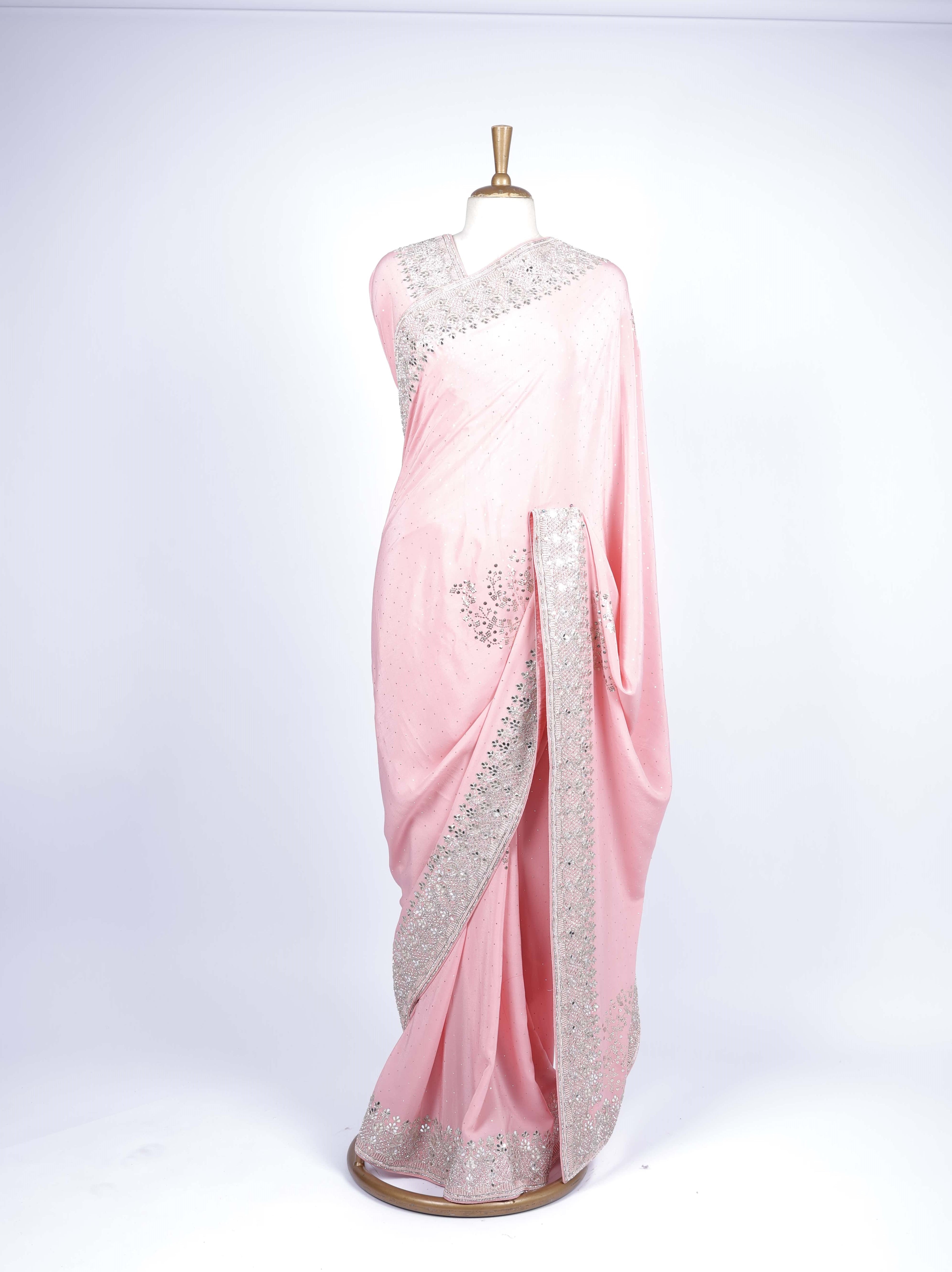 Baby Pink Saree