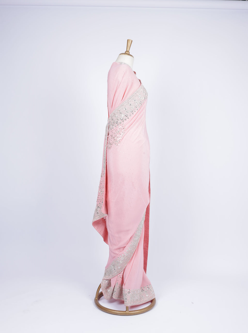 Baby Pink Saree