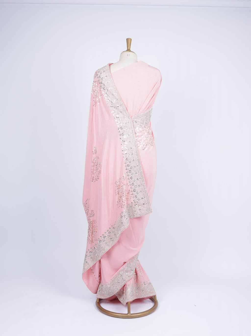 Baby Pink Saree