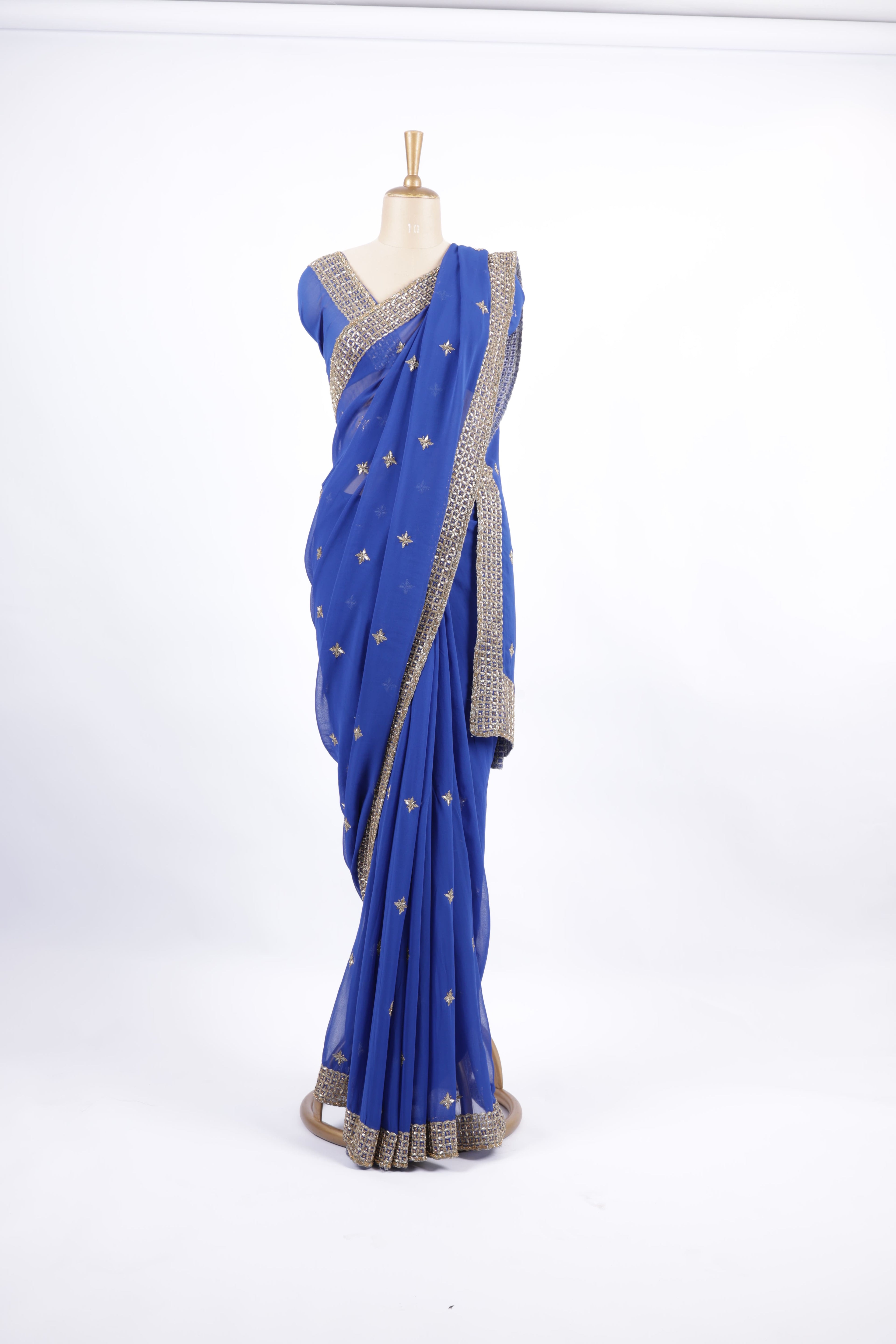 Royal Blue Saree