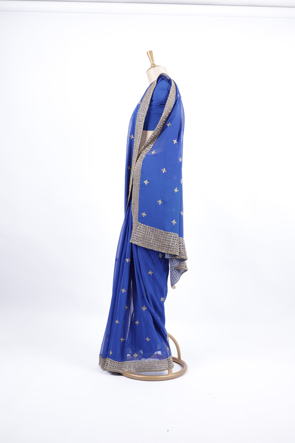 Royal Blue Saree