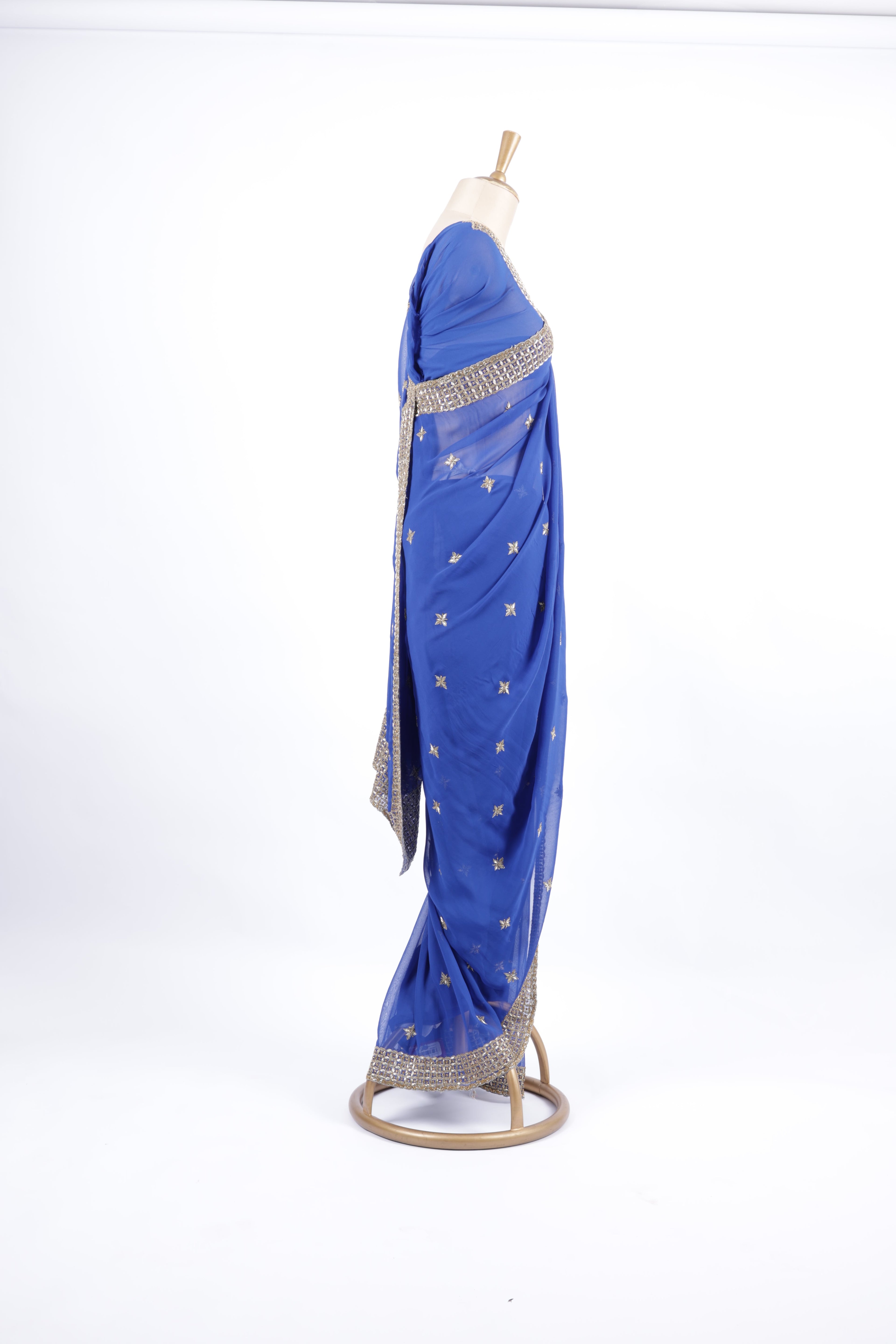 Royal Blue Saree