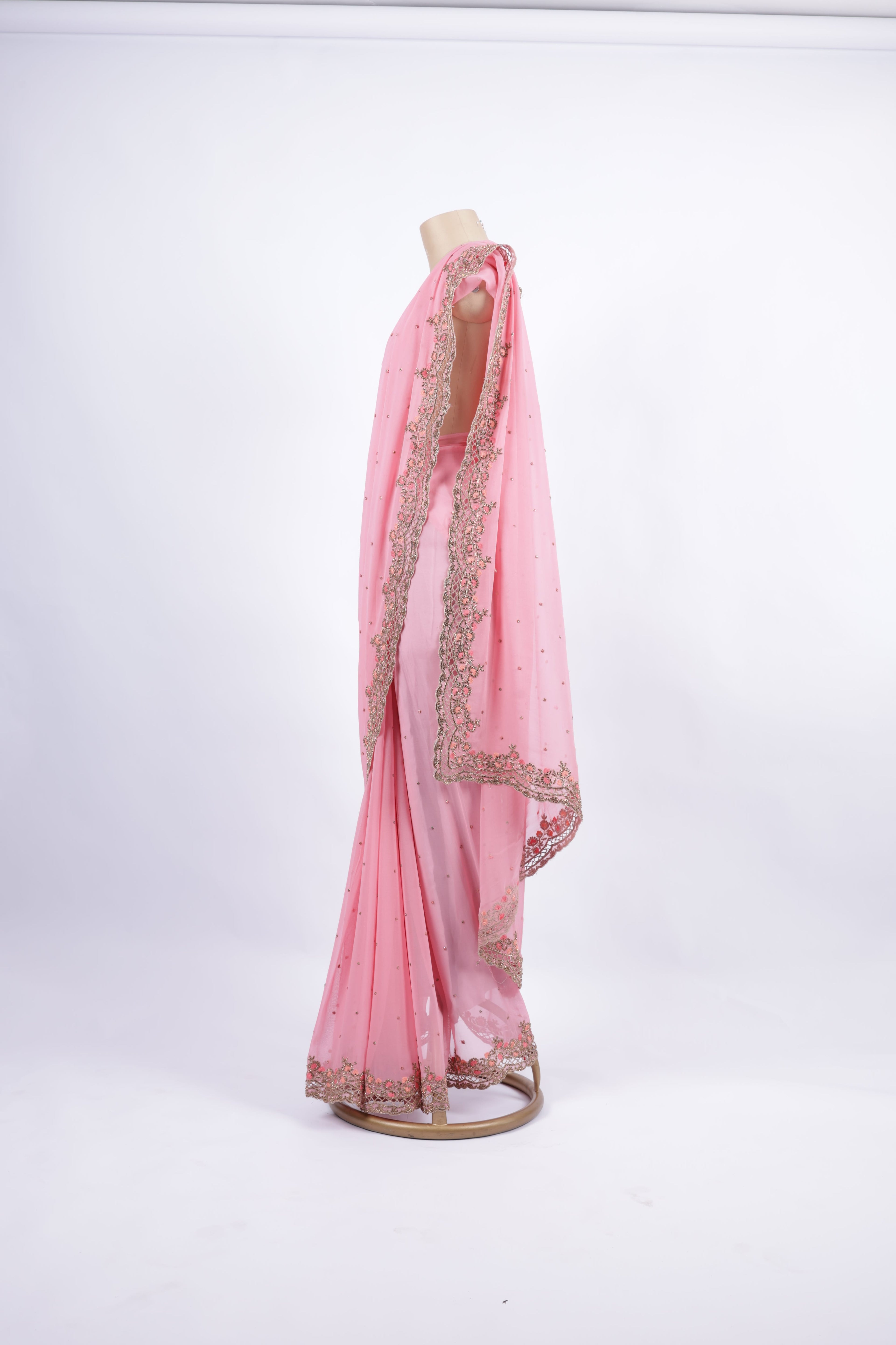 Blush Pink Saree