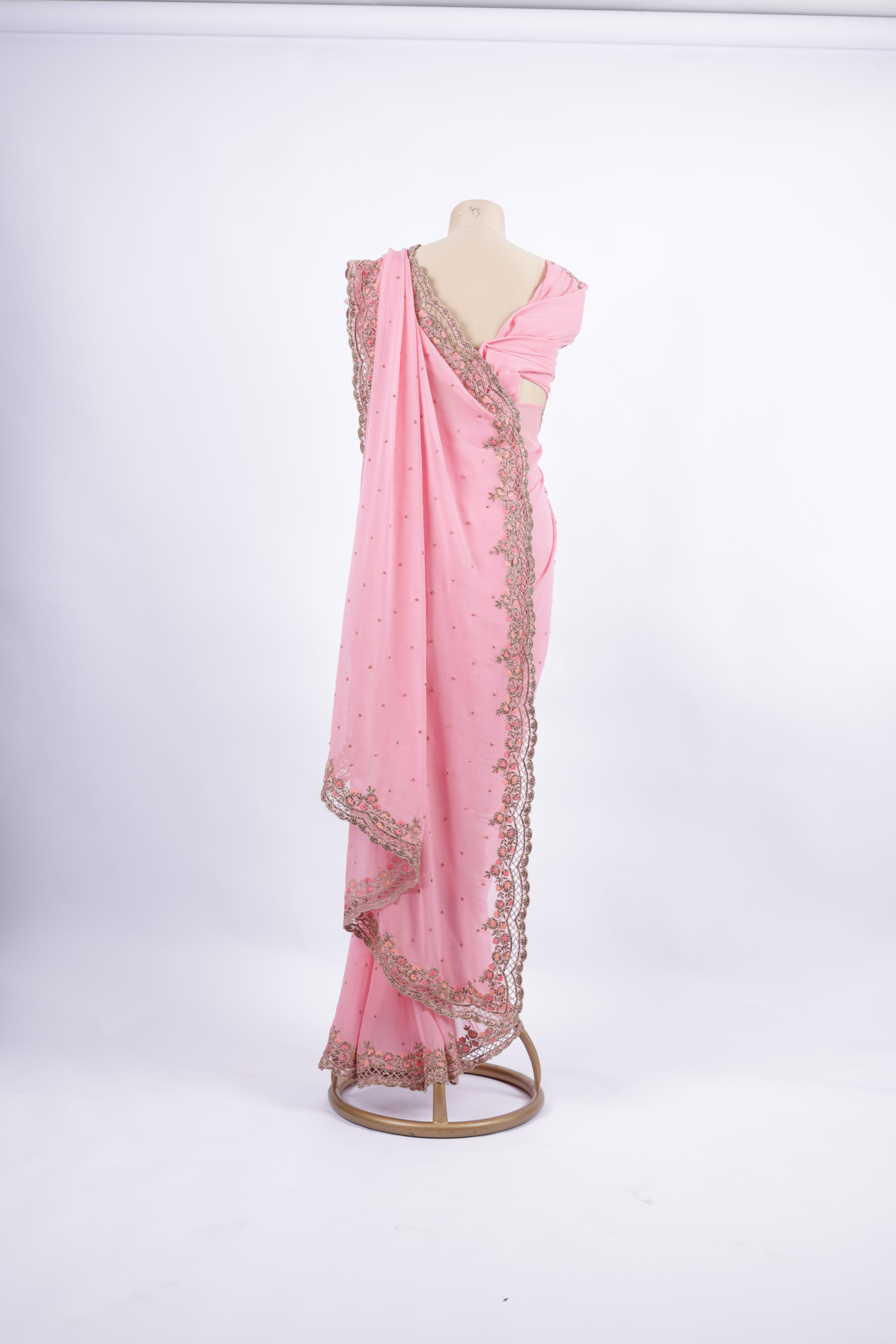 Blush Pink Saree