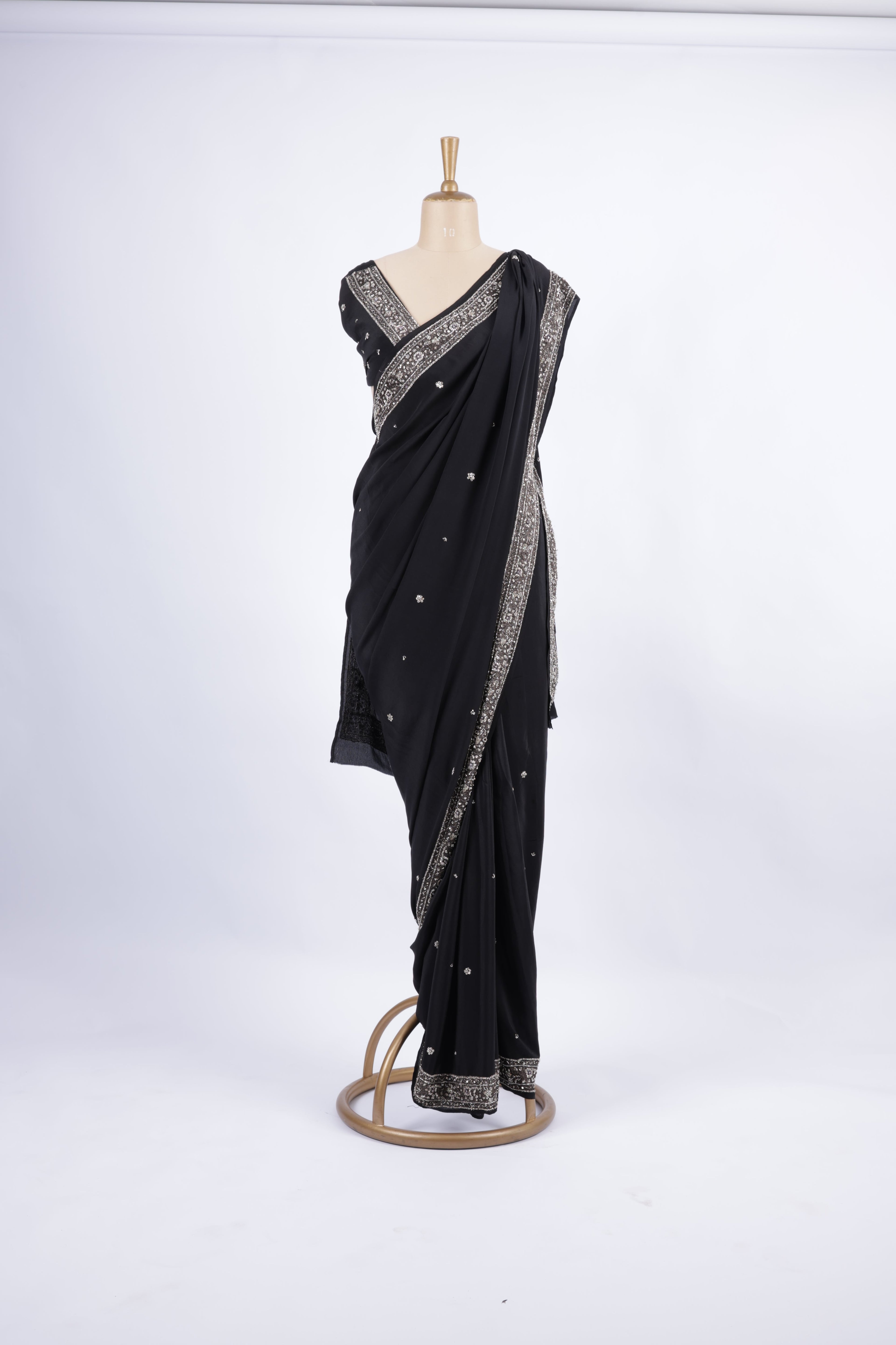 Classic Black Saree