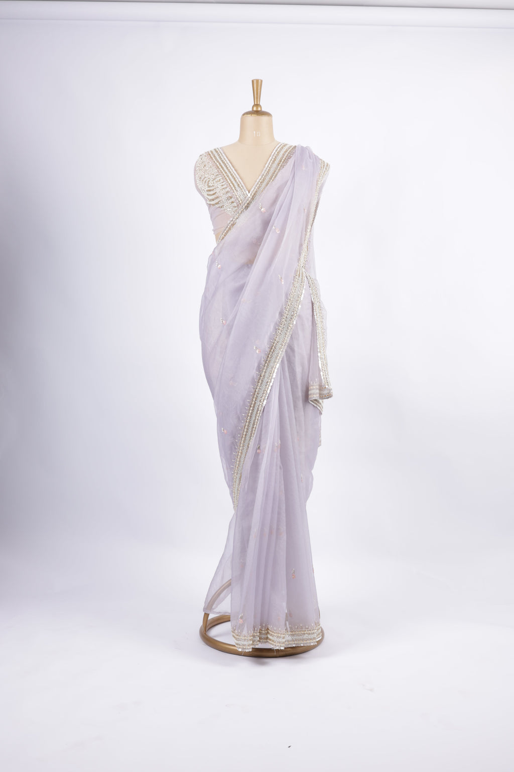 Lilac / Light Lavender Saree