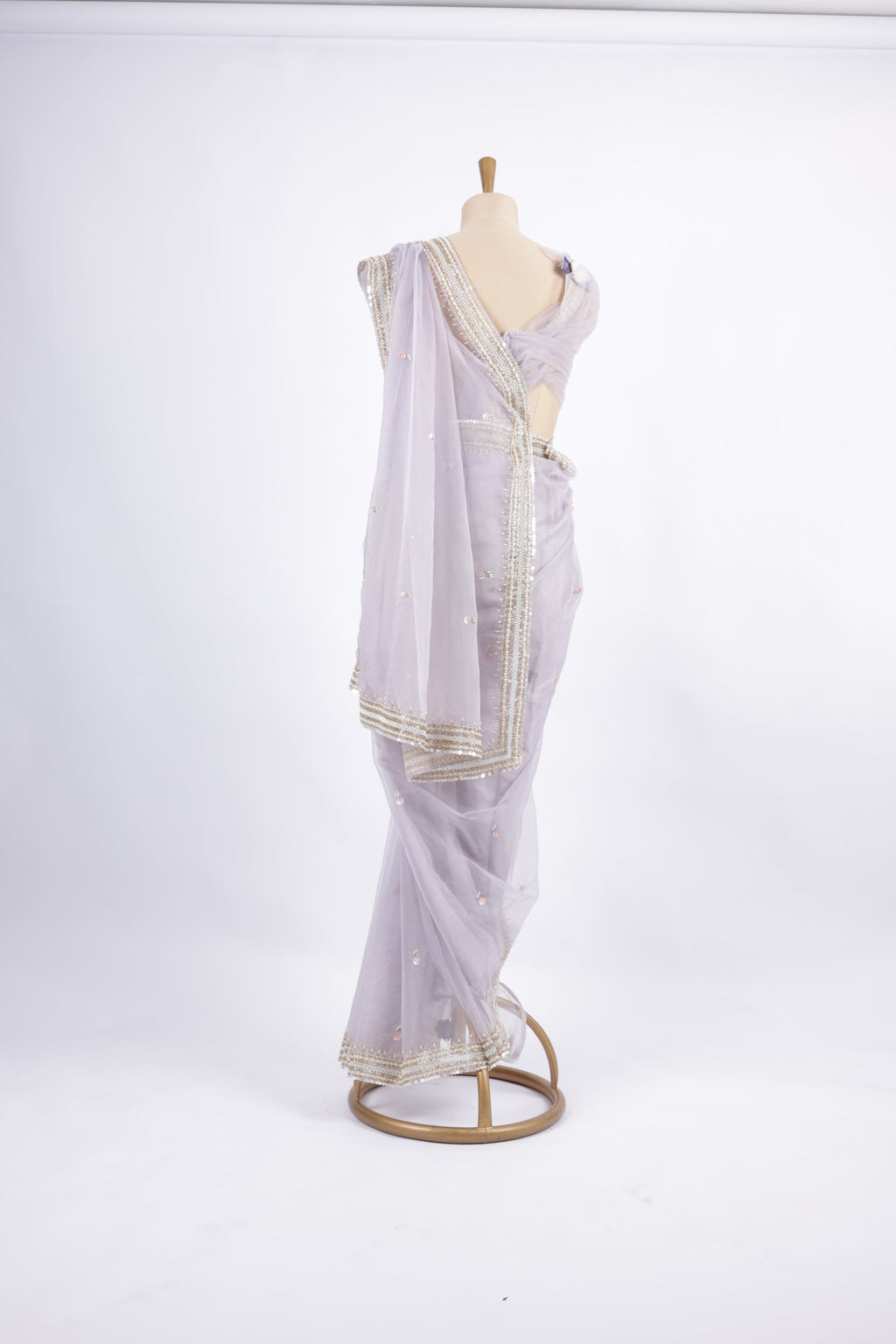 Lilac / Light Lavender Saree