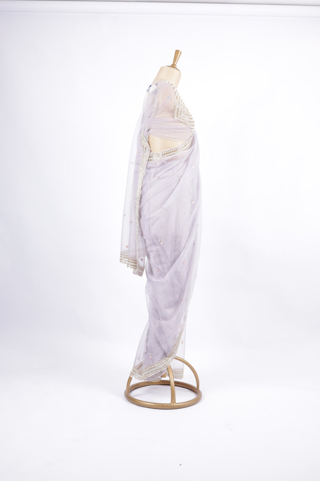 Lilac / Light Lavender Saree