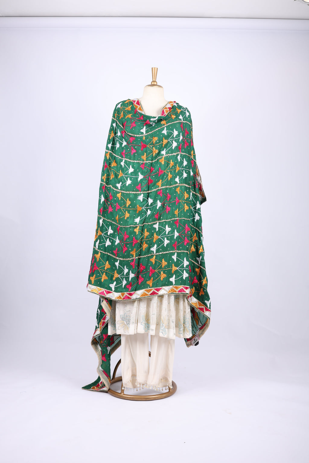 Elegant Green Dupatta