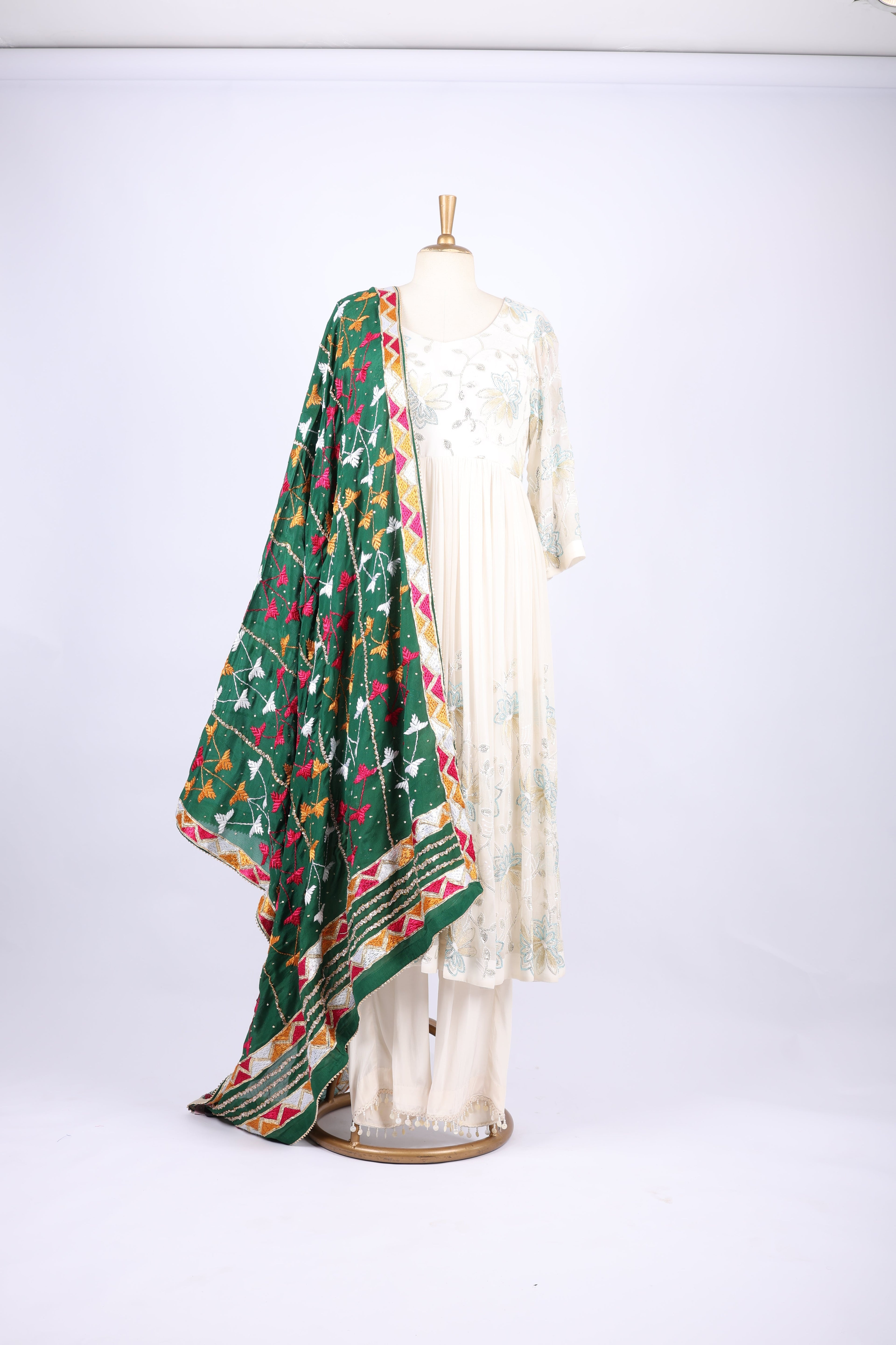 Elegant Green Dupatta