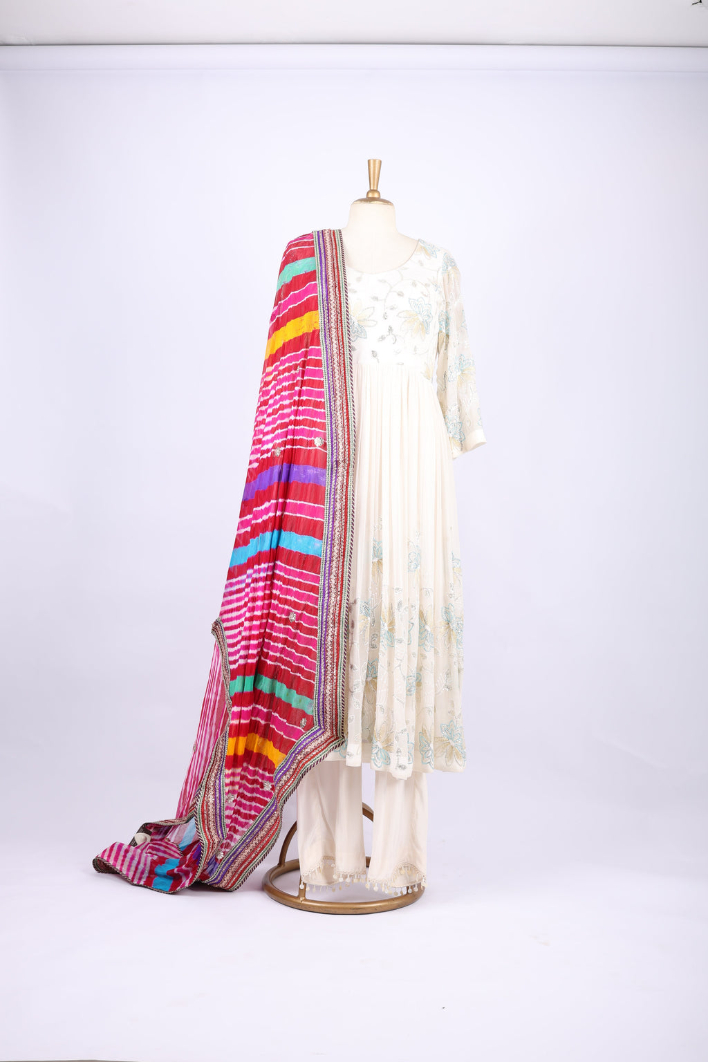 Multicolor Phulkari Dupatta