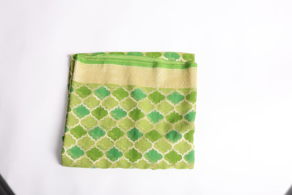 Green Phulkari Dupatta