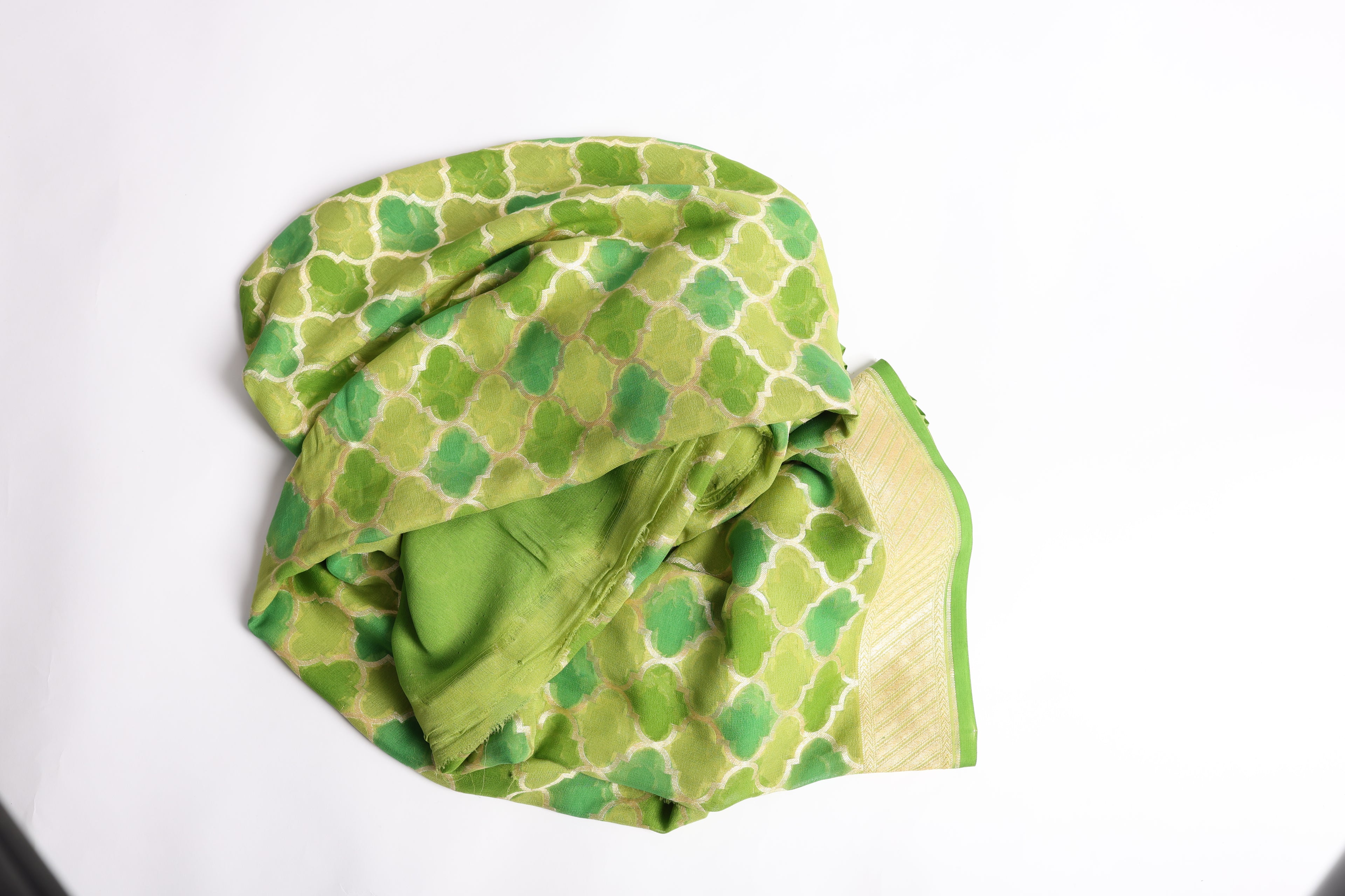 Green Phulkari Dupatta