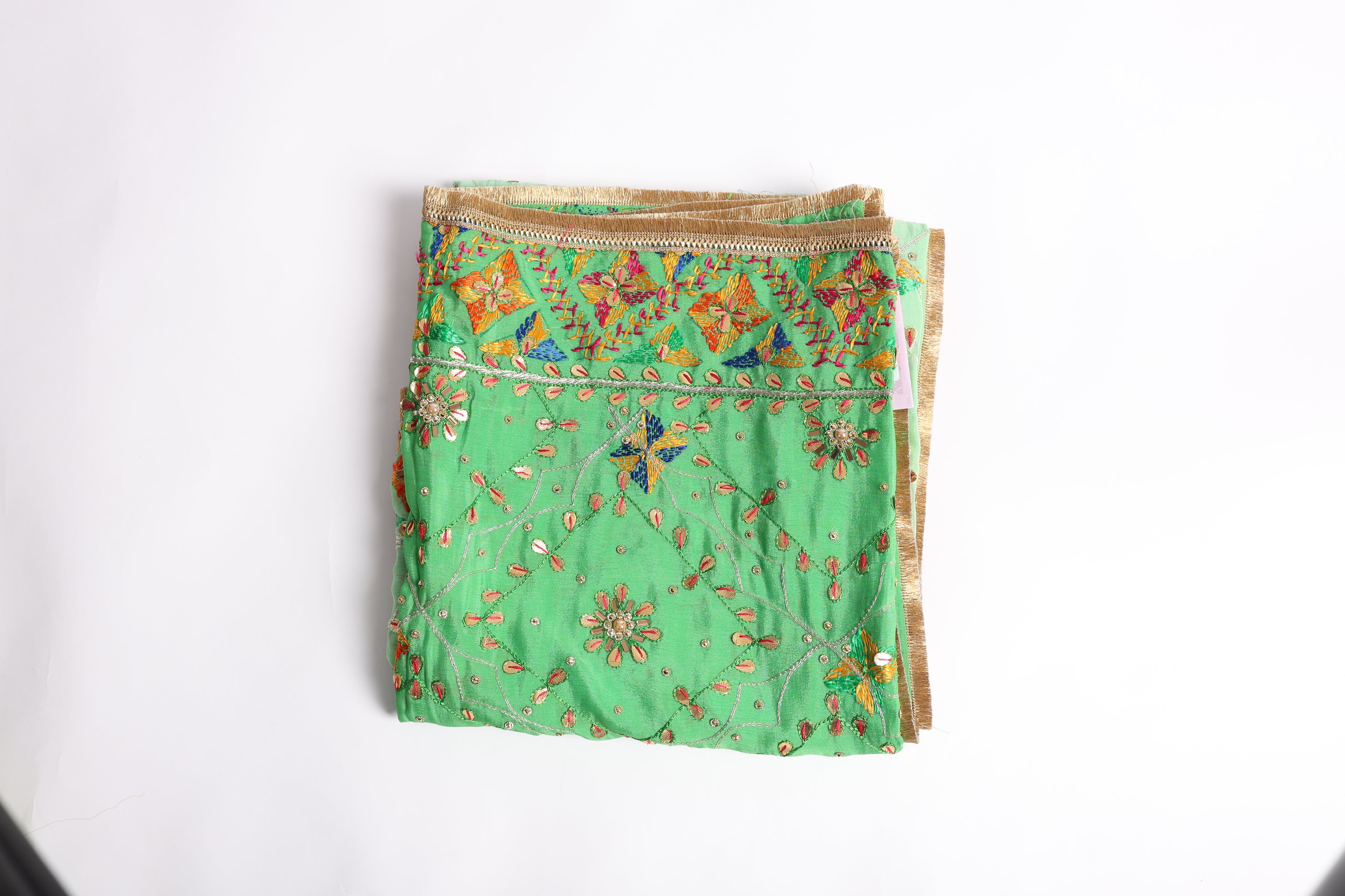 Light Green Printed Dupatta