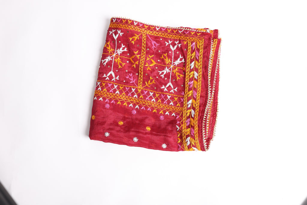 Maroon  Dupatta