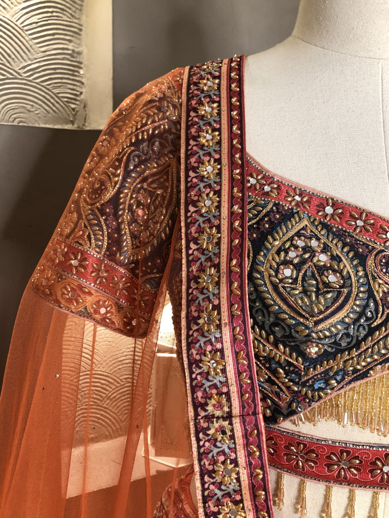 Double Shade Lehenga with Digital Print
