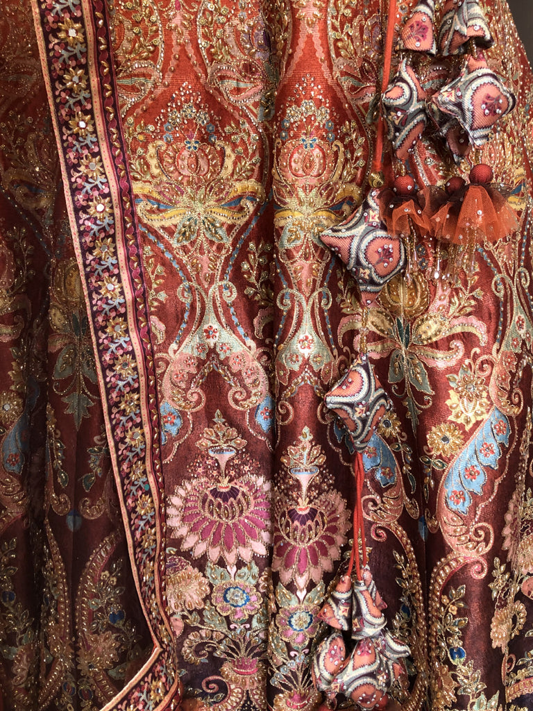 Double Shade Lehenga with Digital Print