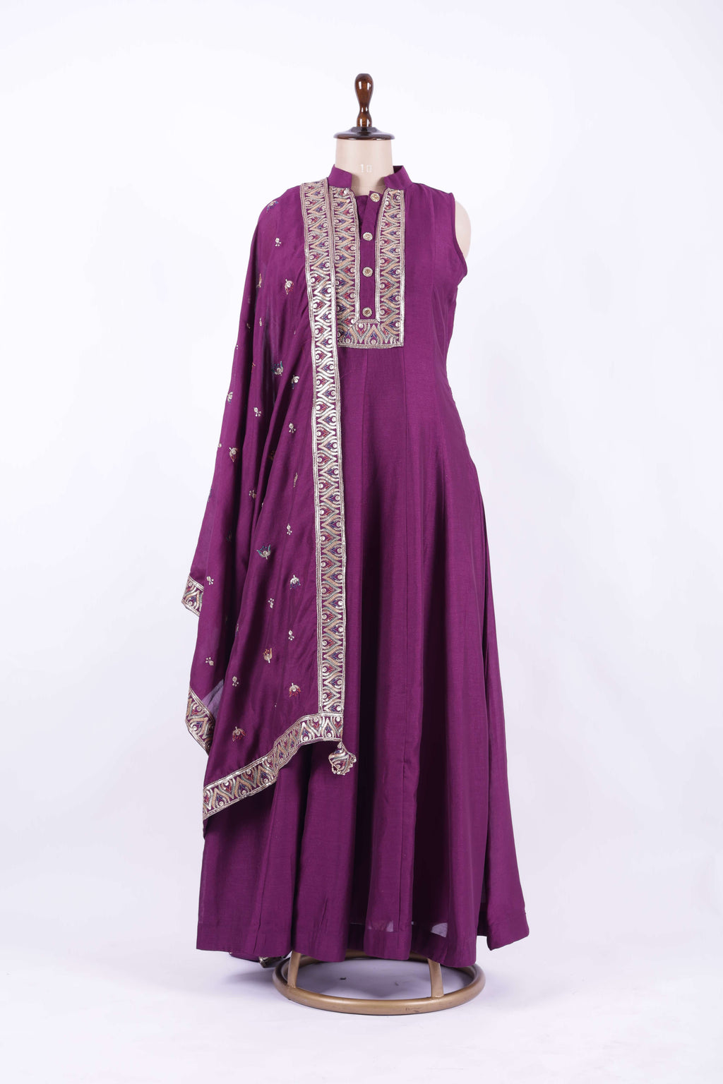 Deep Plum / Wine Purple  AnarkalI Set