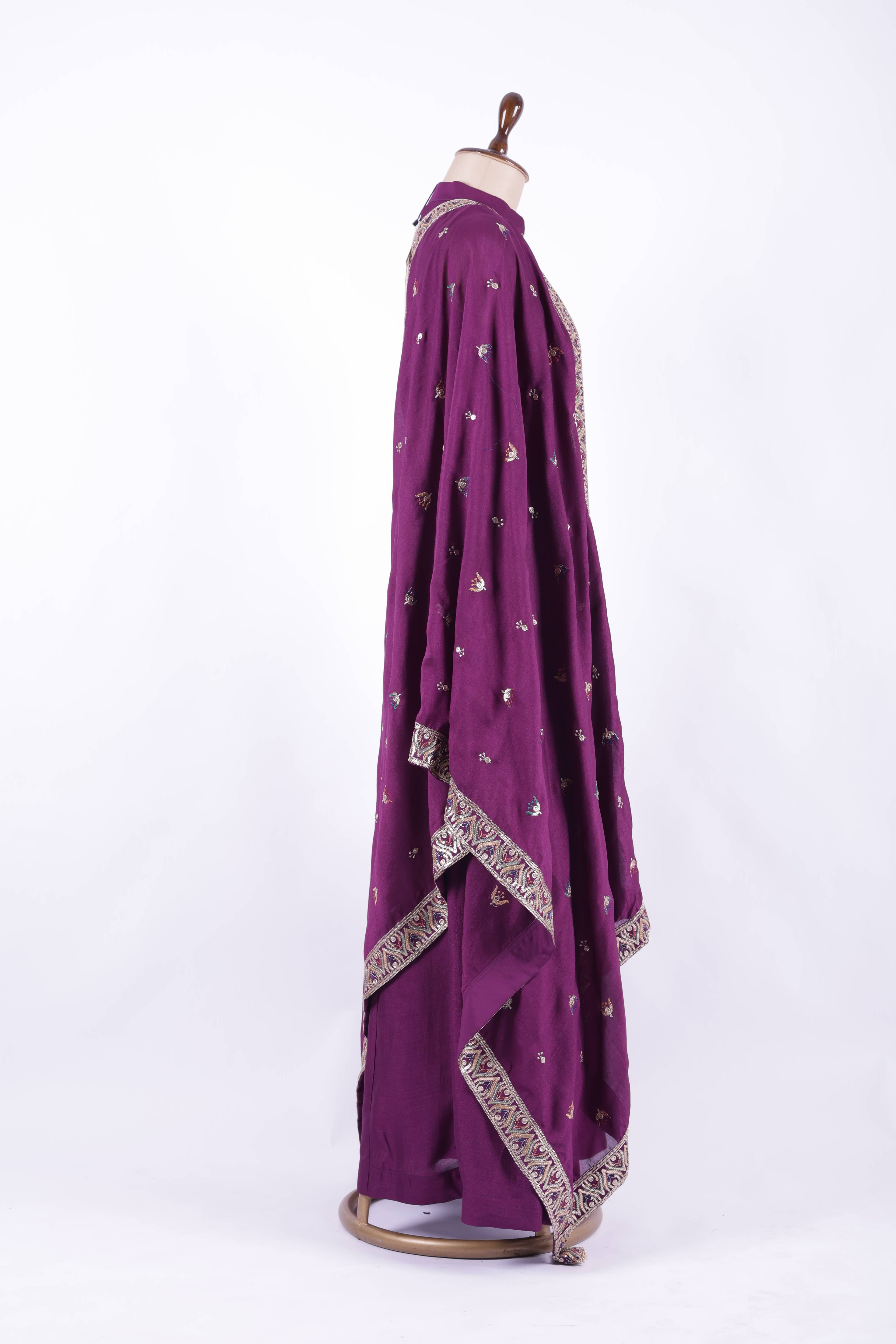 Deep Plum / Wine Purple  AnarkalI Set