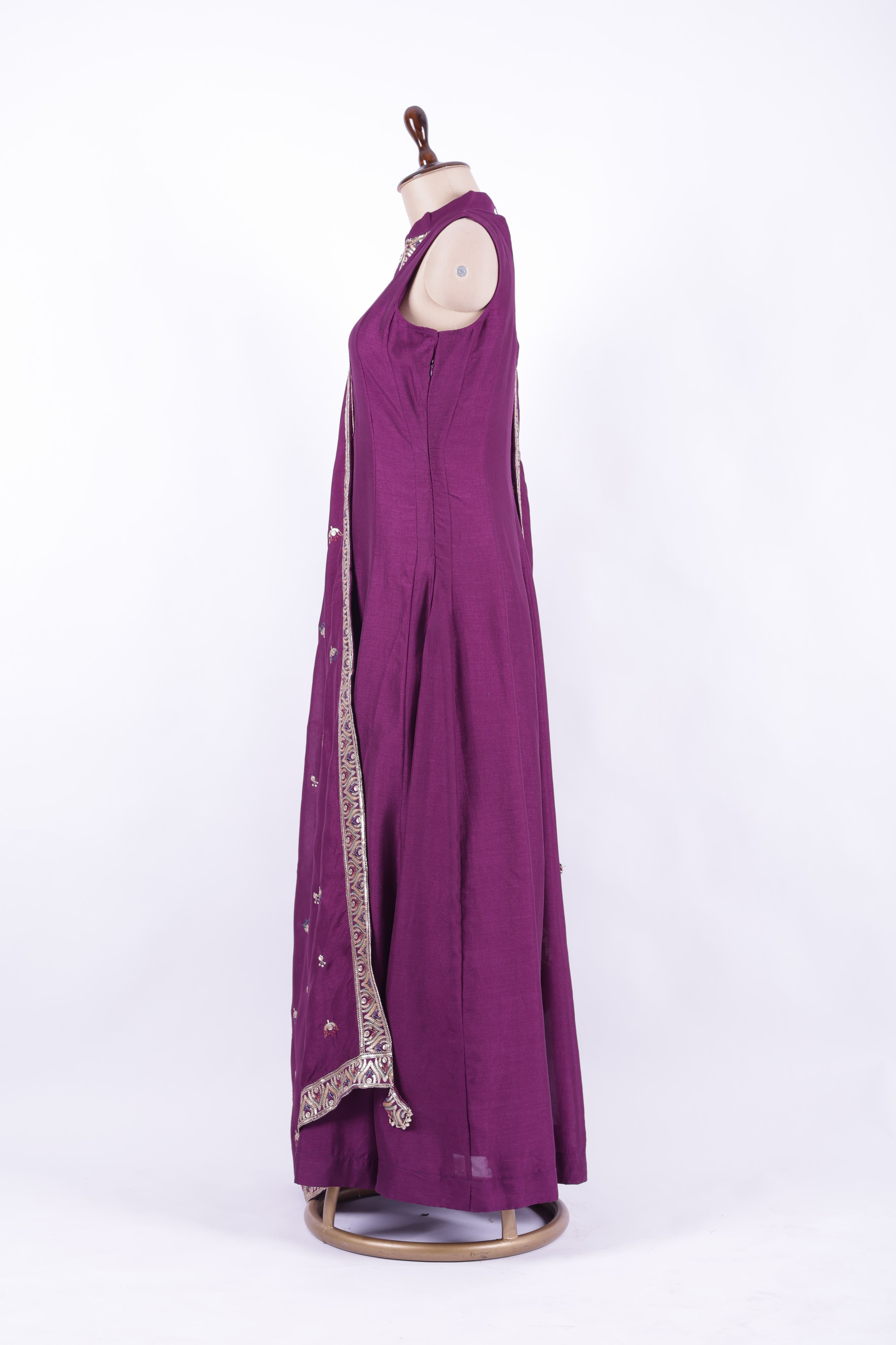 Deep Plum / Wine Purple  AnarkalI Set