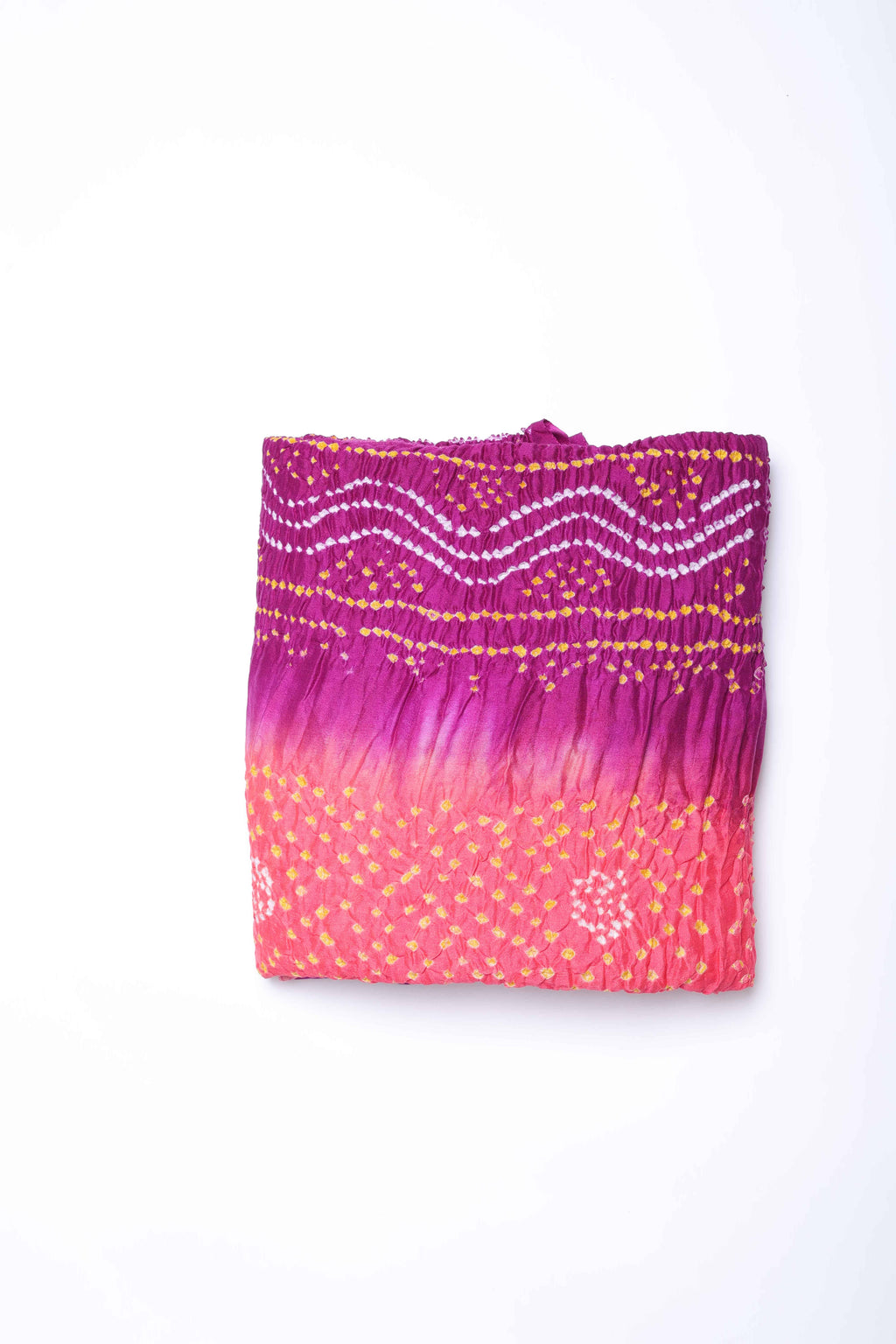 Magenta Bandhani Dupatta