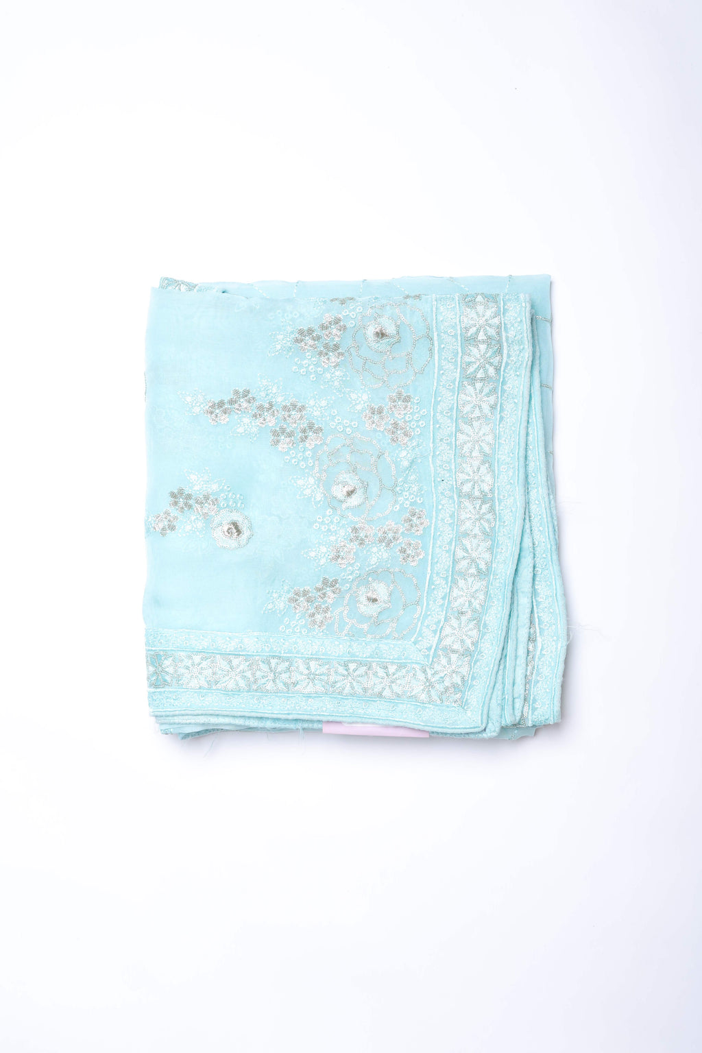 Mint Embroidered Dupatta