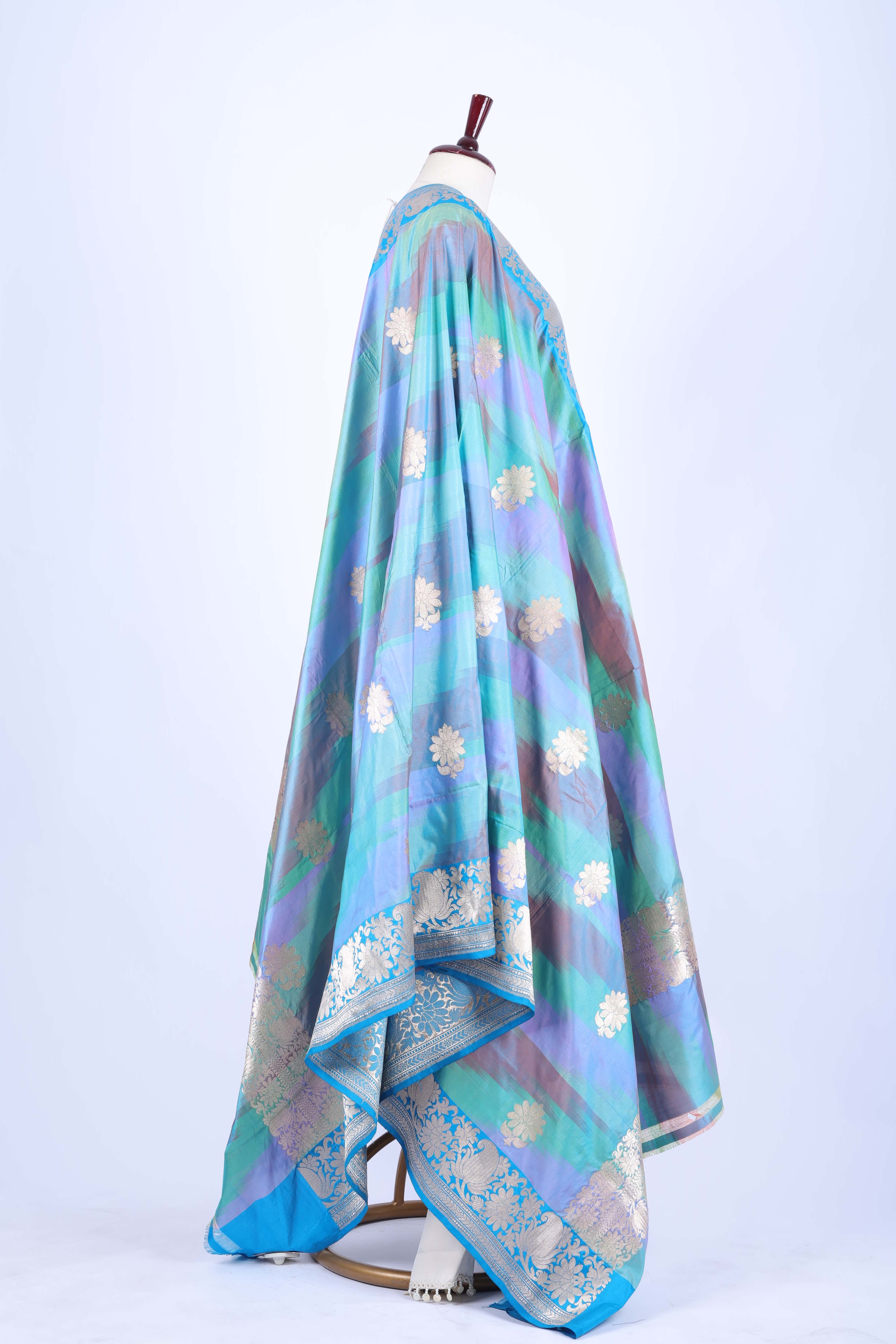 Ivory Embroidered Anarkali Set