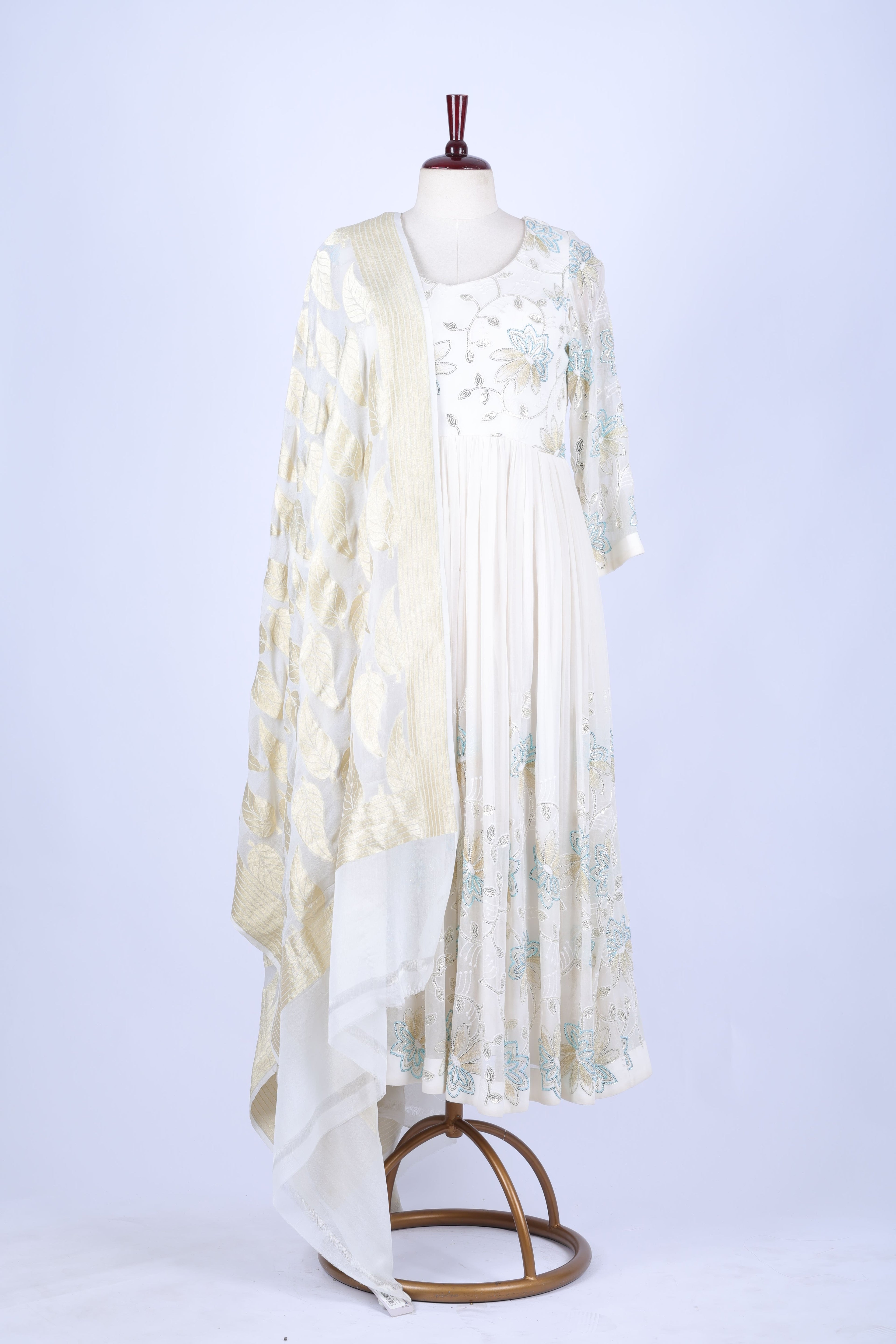 Gold Organza Dupatta