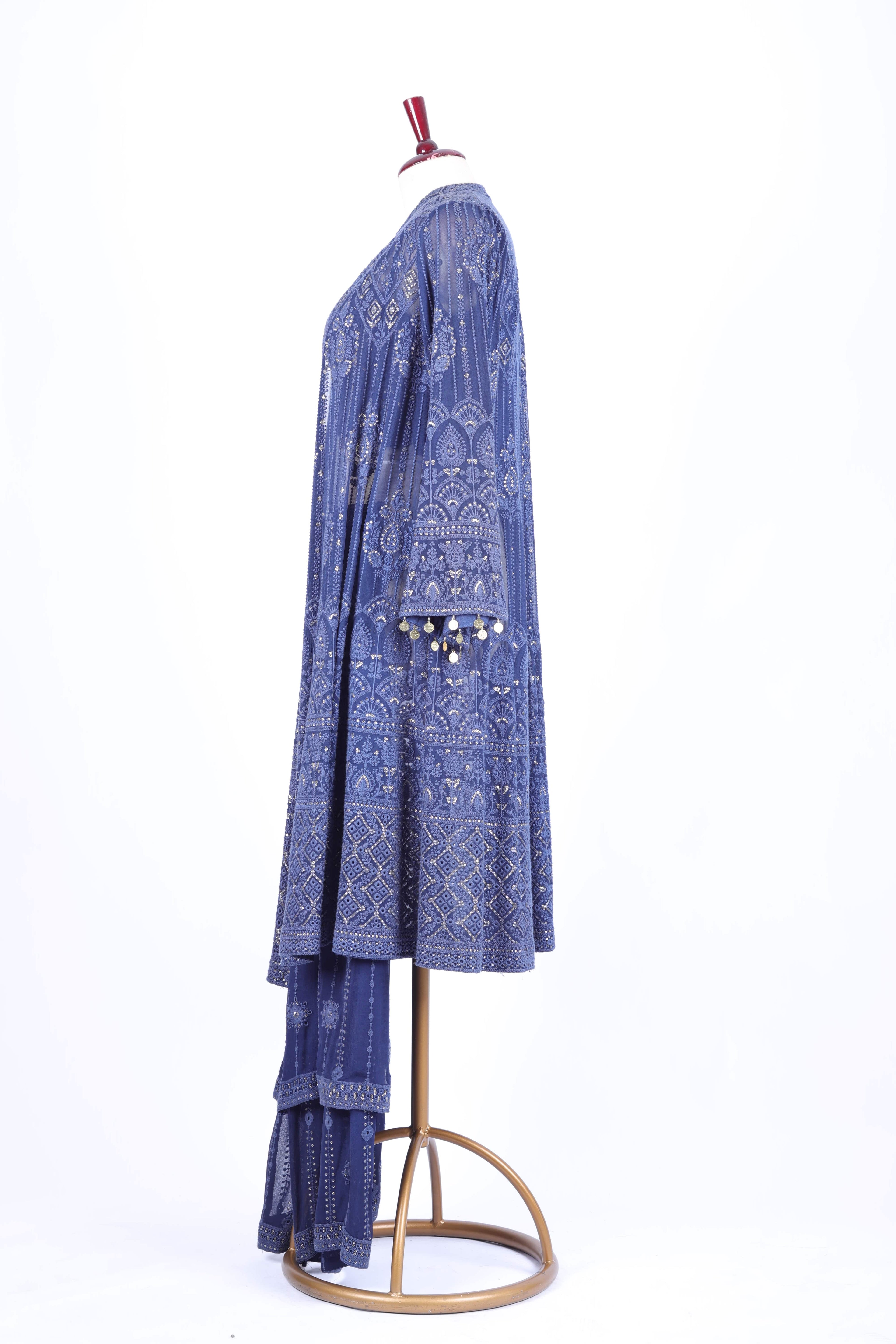 Navy Blue Jacket Set