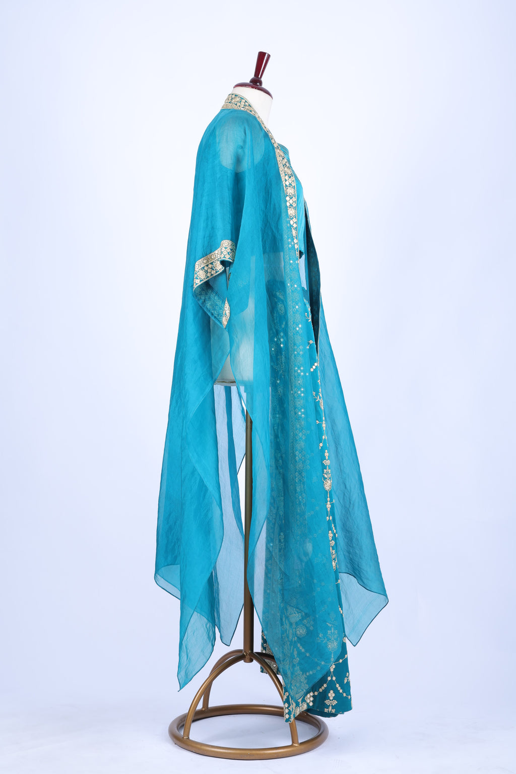 Teal Blue Jacket Set