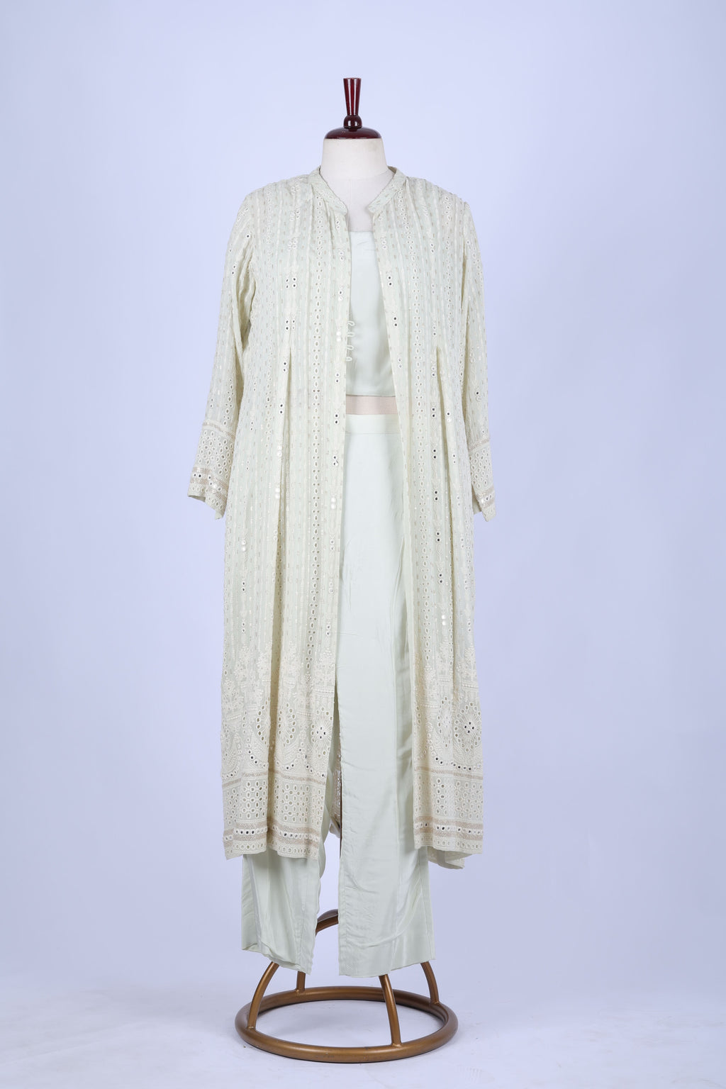Ivory Embroidered Jacket&nbsp;Set