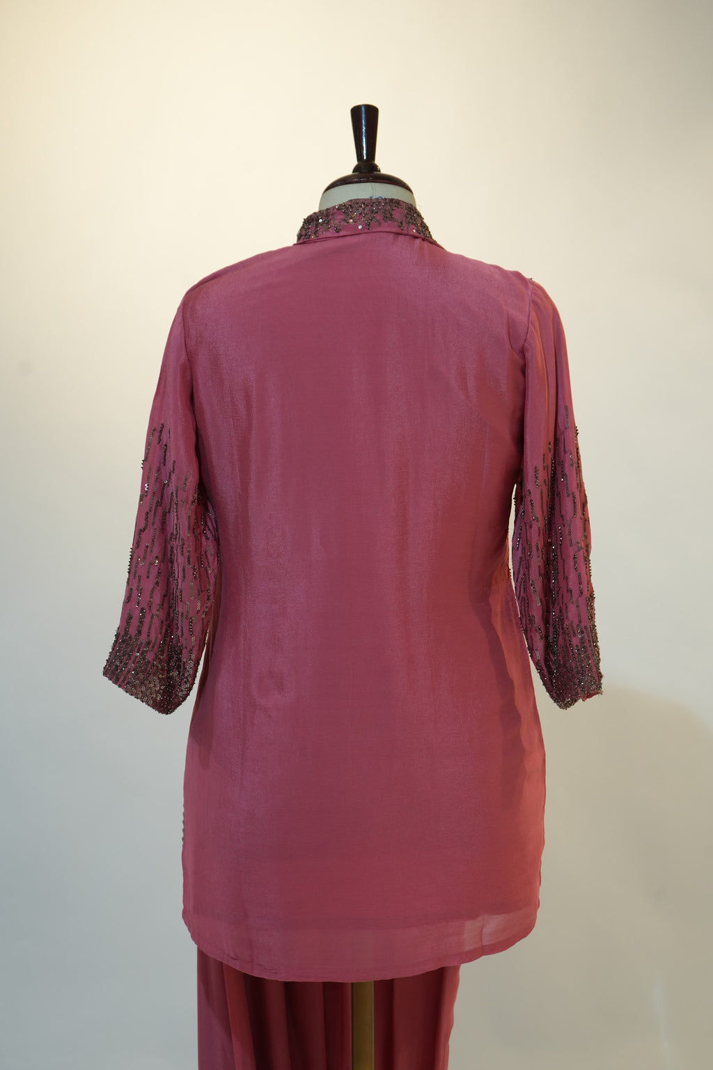 Dusty Rose Sequin Embellished Co-ord Set