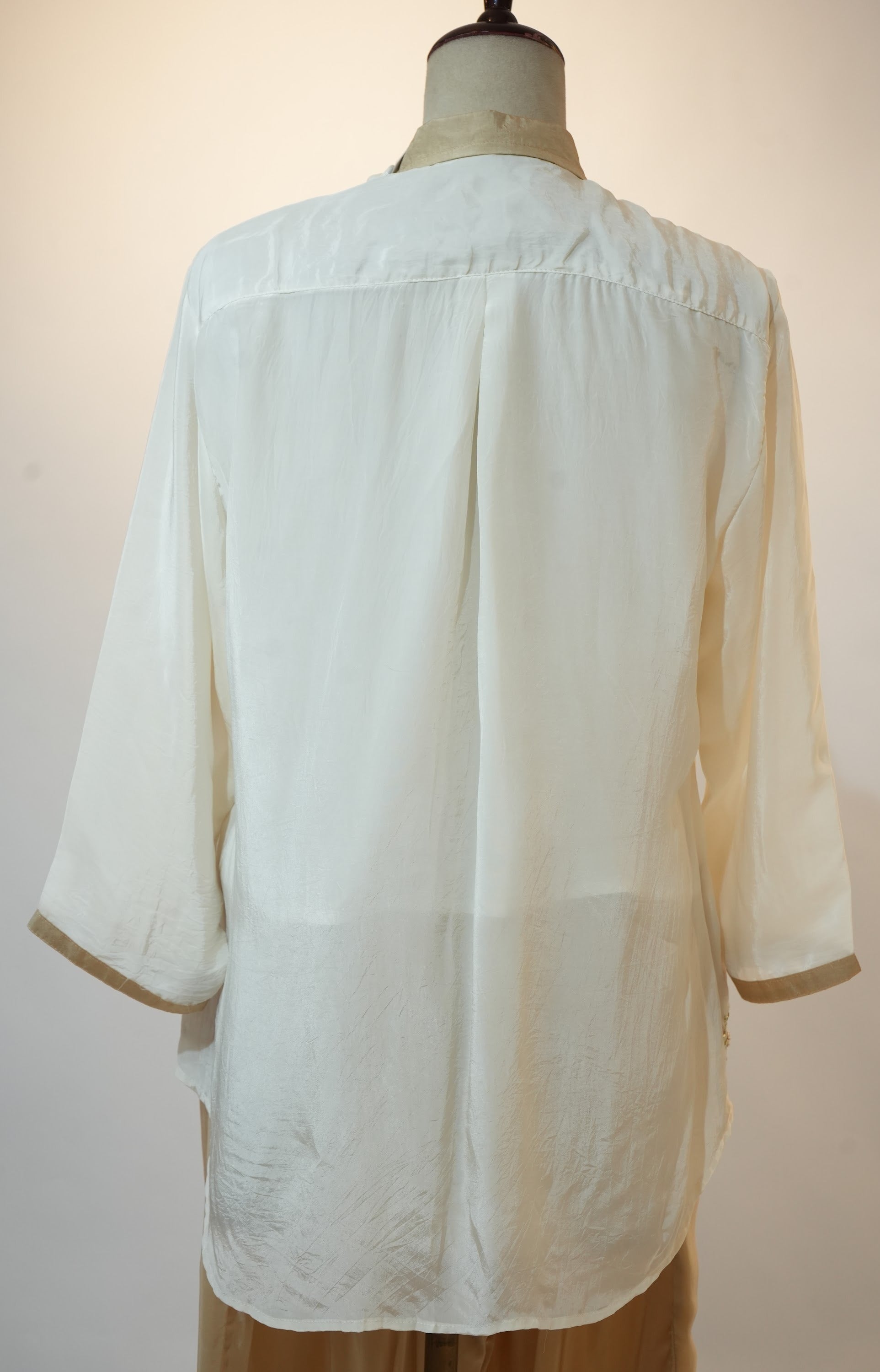 Ivory & Gold Embroidered Co-ord Set