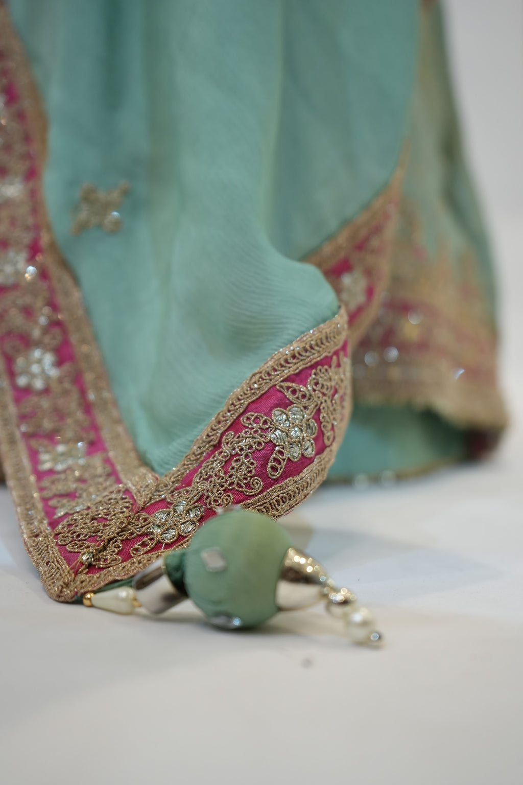 Mint Green Gota Patti Suit Set